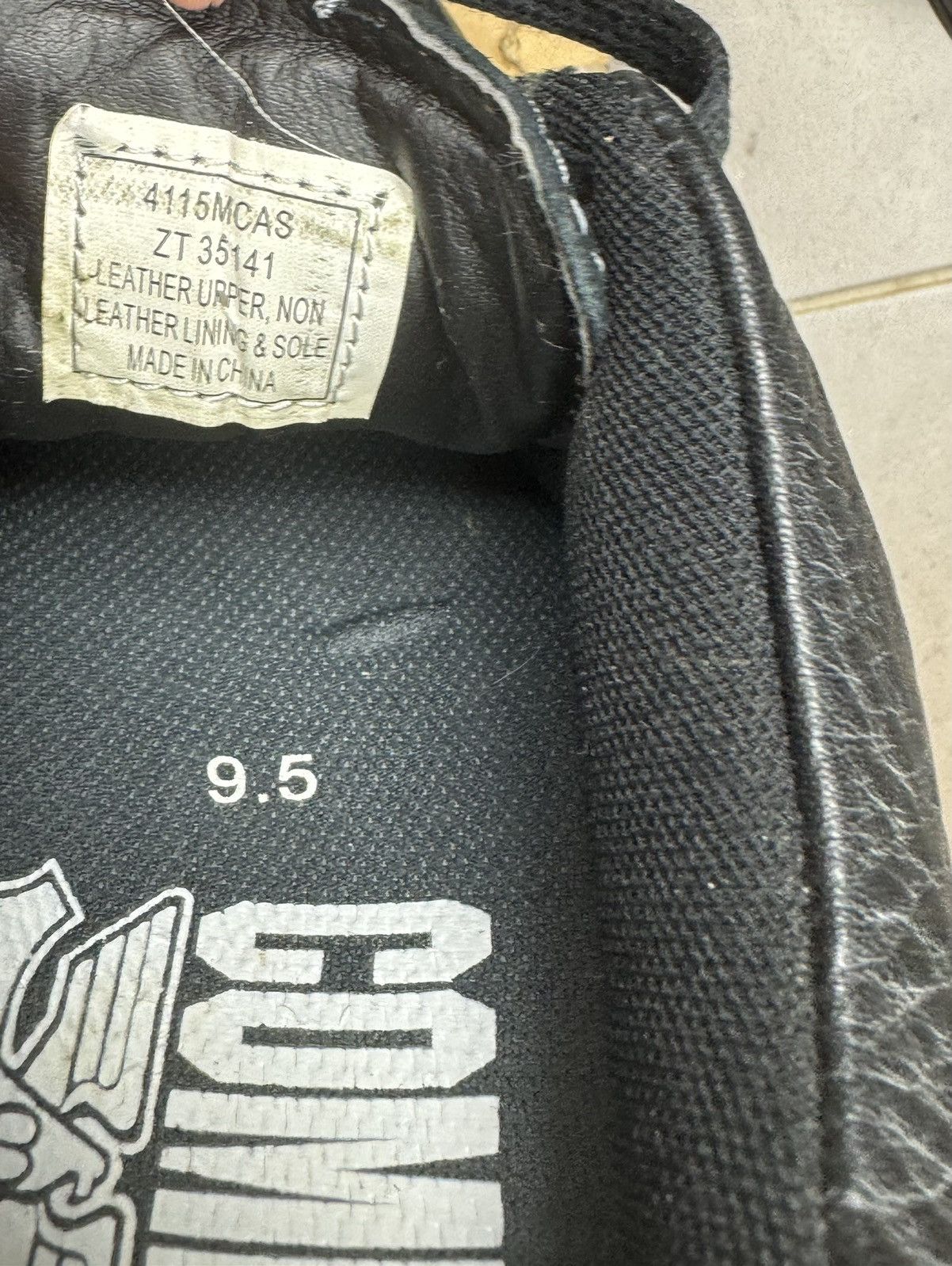 Japanese Brand Black leather Rivers boots S 9.5 Phylon Sole Size US 9.5 / EU 42-43 - 11 Thumbnail