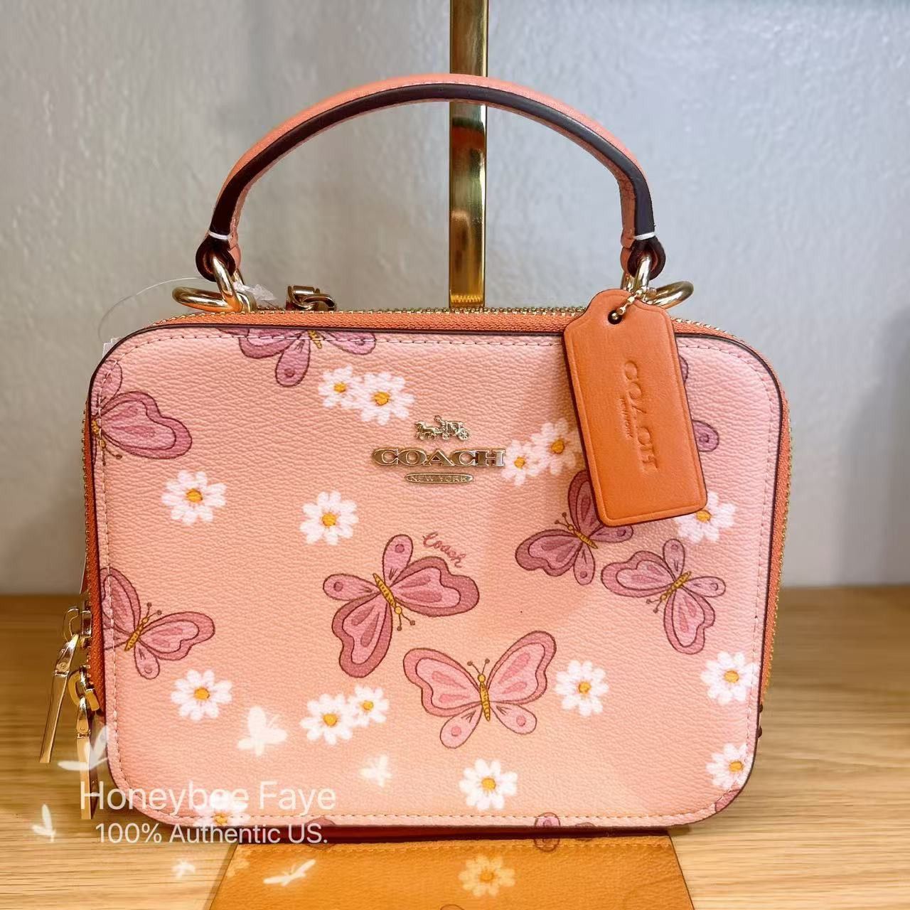 Coach Box Crossbody With Lovely Butterfly Print CH213 Size ONE SIZE - 1 Thumbnail