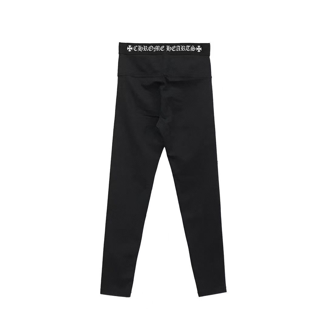 Chrome Hearts Chrome Hearts Cross Script Yoga Pants Size 28" / US 6 / IT 42 - 2 Thumbnail