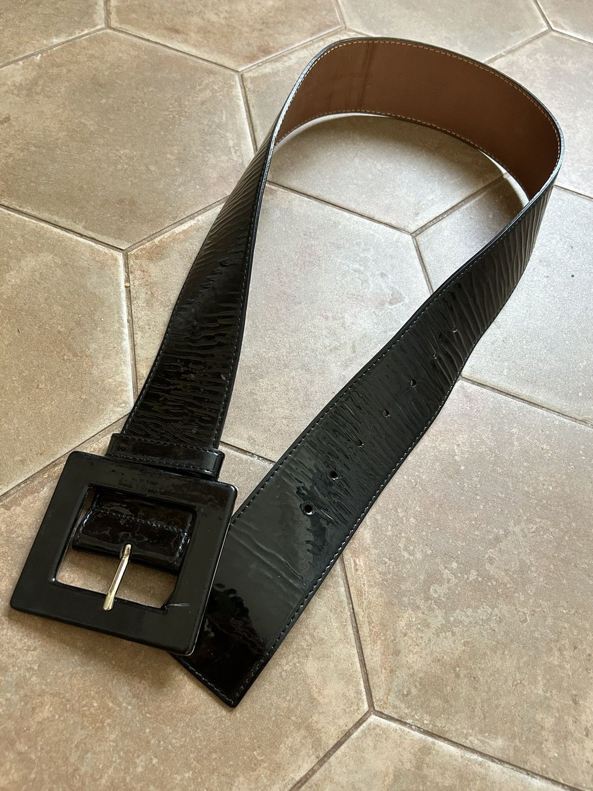Designer × Dolce & Gabbana DOLCE GABBANA LEATHER BELT Size ONE SIZE - 6 Thumbnail
