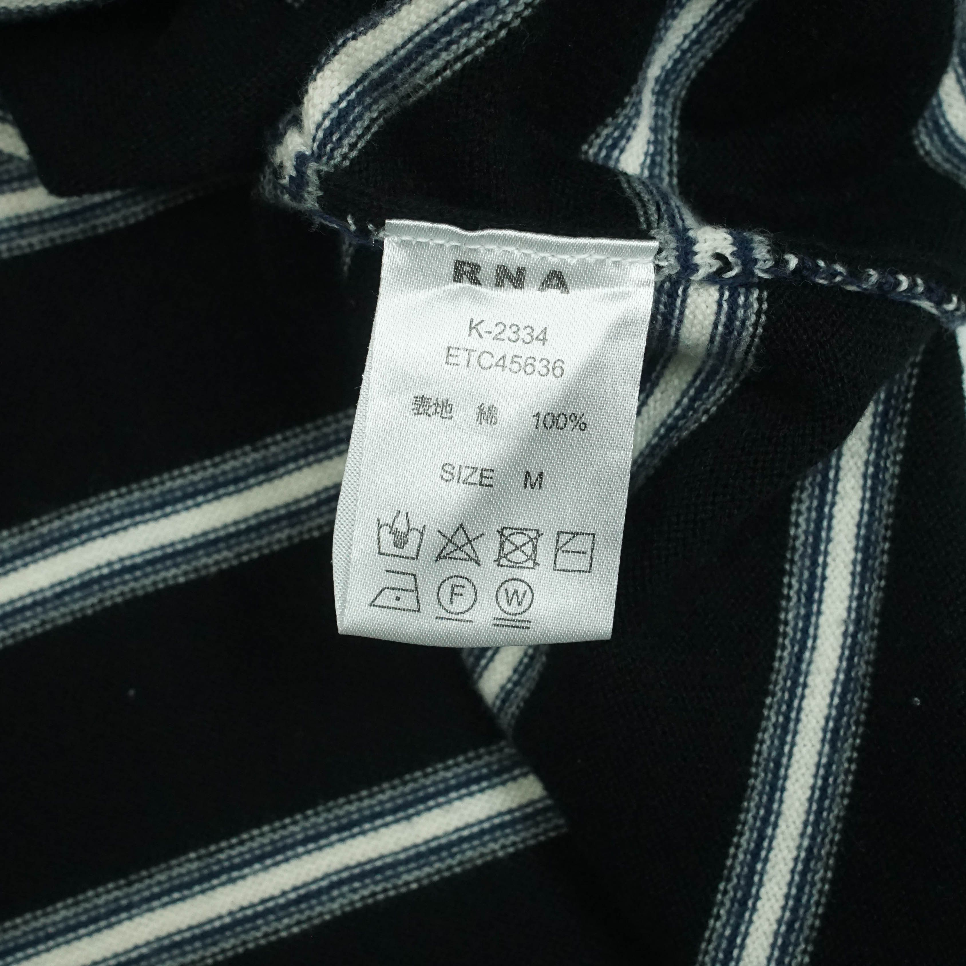 14th Addiction *NoTariff RNA Japan Stripe Knitted Sweatshirt Size US M / EU 48-50 / 2 - 5 Thumbnail