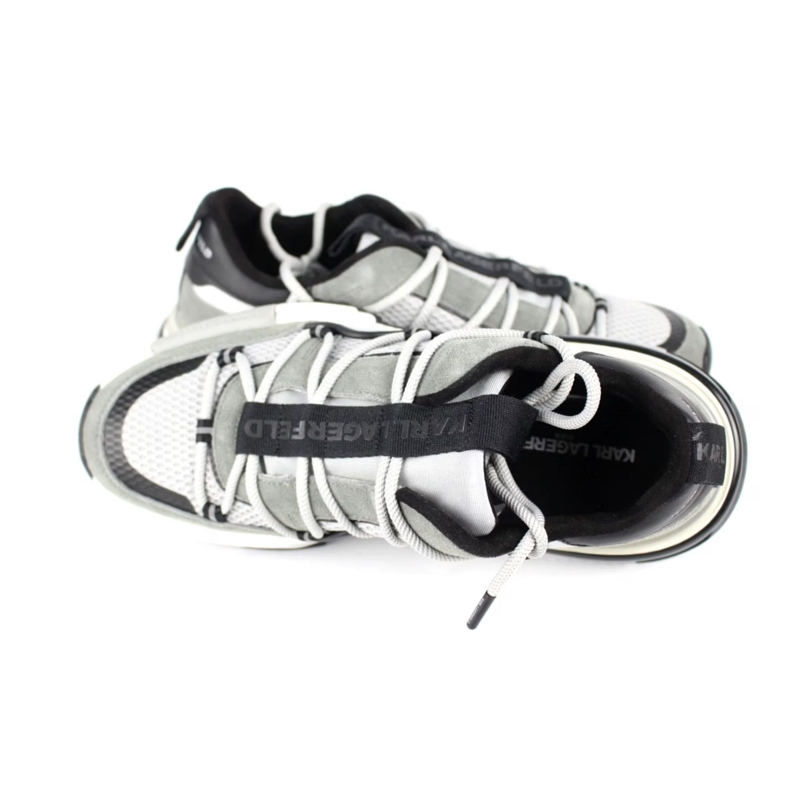 Karl Lagerfeld Karl Lagerfeld Paris Men's Sneakers Grey 11.5 Criss Cross Lace Up Chunky Sole Size US 12 / EU 45 - 3 Thumbnail