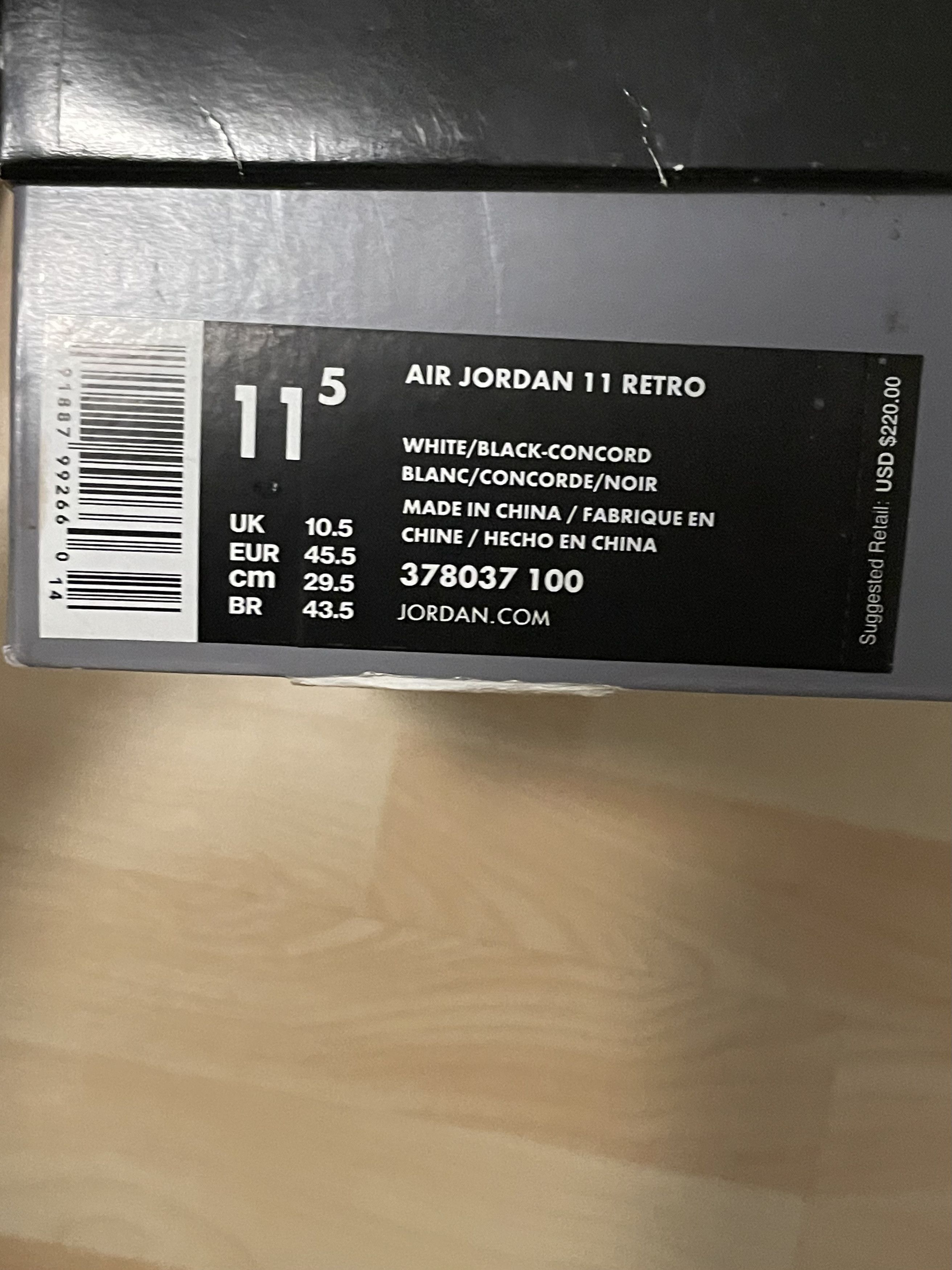 Jordan Brand Jordan 11 retro concord 2018 Size US 11.5 / EU 44-45 - 8 Thumbnail