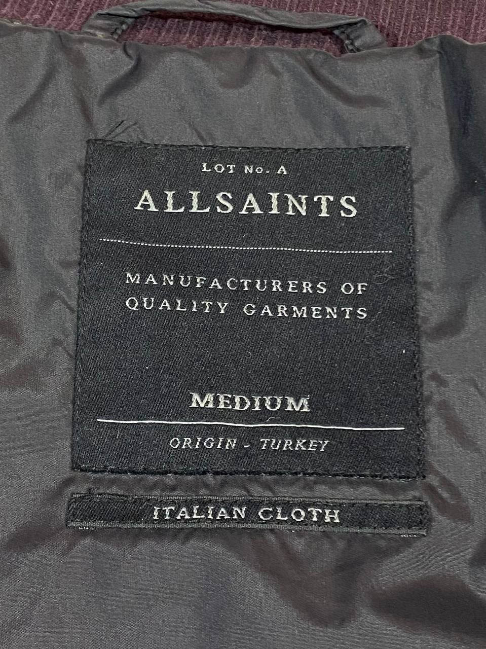 Allsaints Allsaints Men Bomber Leather Jacket Size US S / EU 44-46 / 1 - 12 Thumbnail