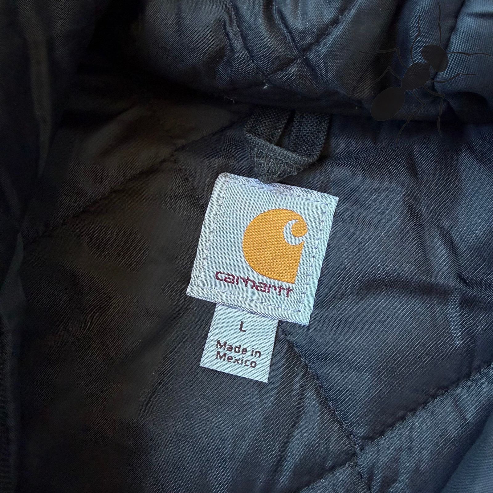 Carhartt × Vintage Carhartt J133 black hooded work wear jacket Size US L / EU 52-54 / 3 - 9 Thumbnail