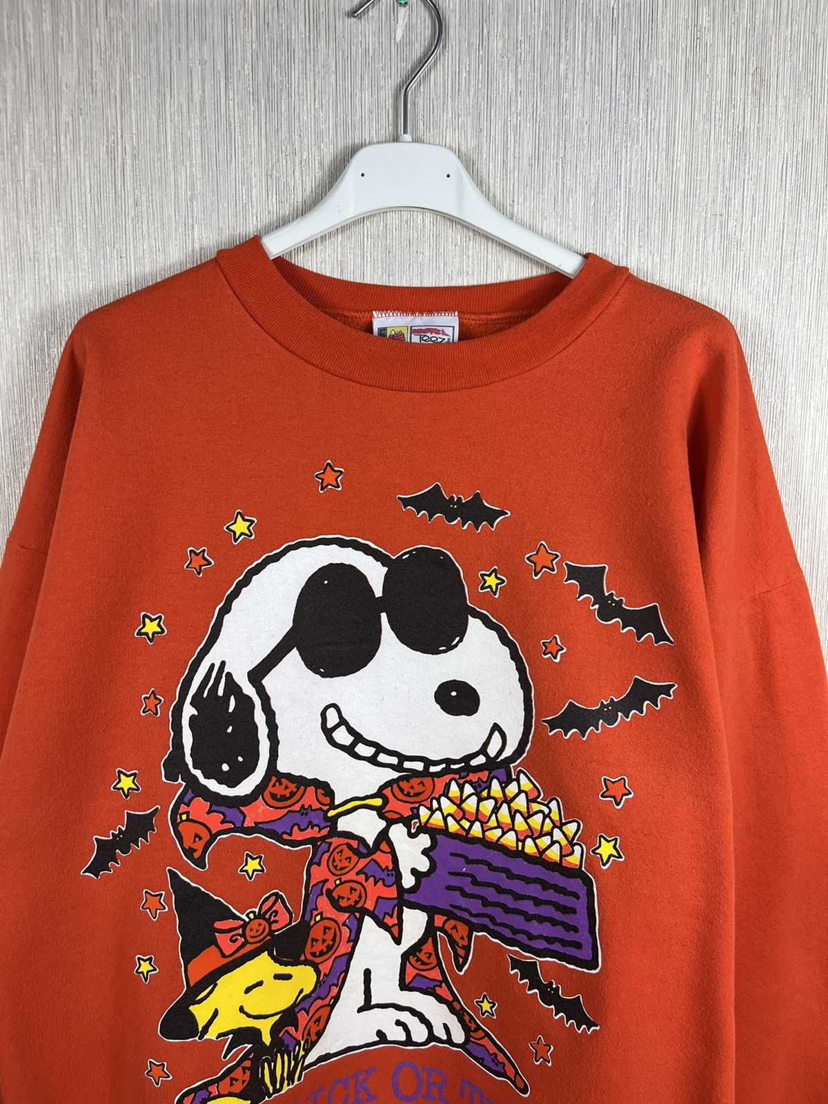 Peanuts × Vintage Vintage 80s Peanuts Joe trick or treat sweatshirt Halloween Size US M / EU 48-50 / 2 - 5 Thumbnail