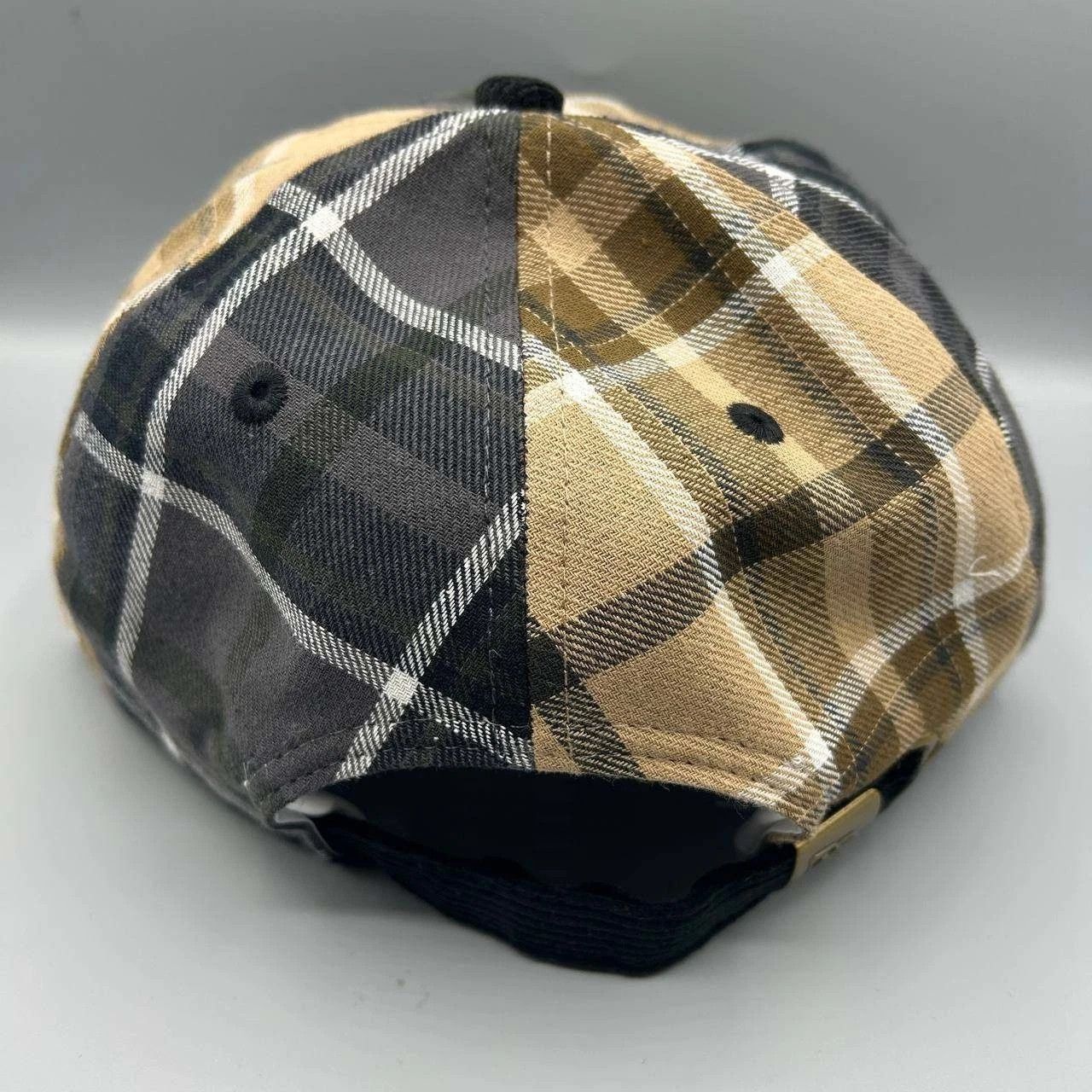 New Era Chicago Cubs MLB Hat Men Plaid Corduroy Strap Back Cotton Size ONE SIZE - 5 Thumbnail