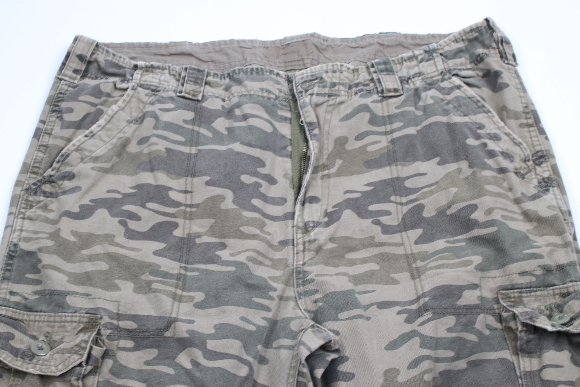 Vintage Vintage Streetwear Knee Wide Leg Cargo Pants Camouflage Size US 42 / EU 58 - 2 Thumbnail