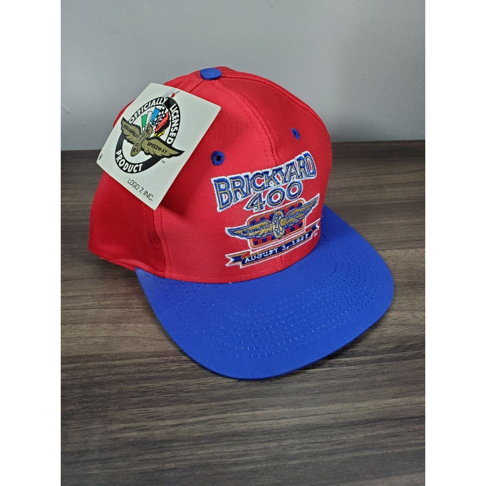 Logo 7 × NASCAR 1996 Brickyard 400 Snapback Cap Hat LOGO 7 Racing Indy Size ONE SIZE - 2 Thumbnail
