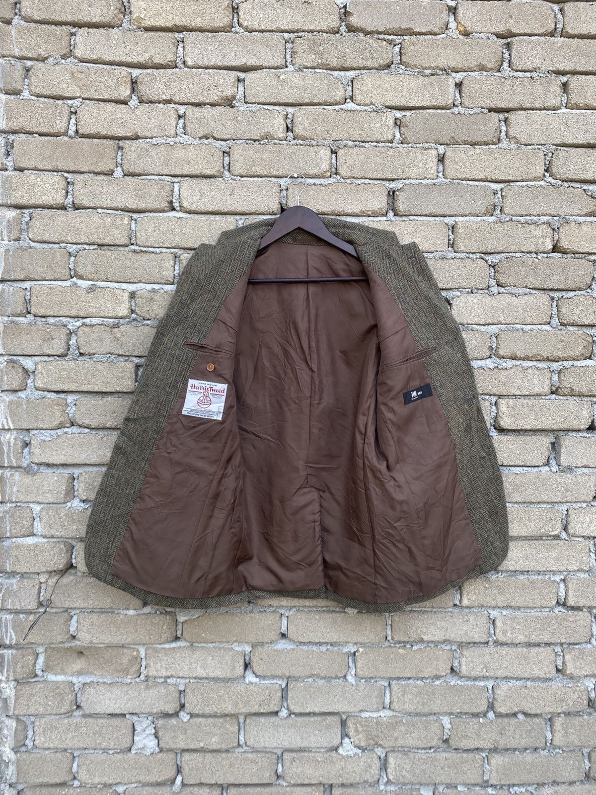 Issey Miyake Issey Miyake X Harris Twees Herringbone Twill Blazers Size 42R - 7 Thumbnail