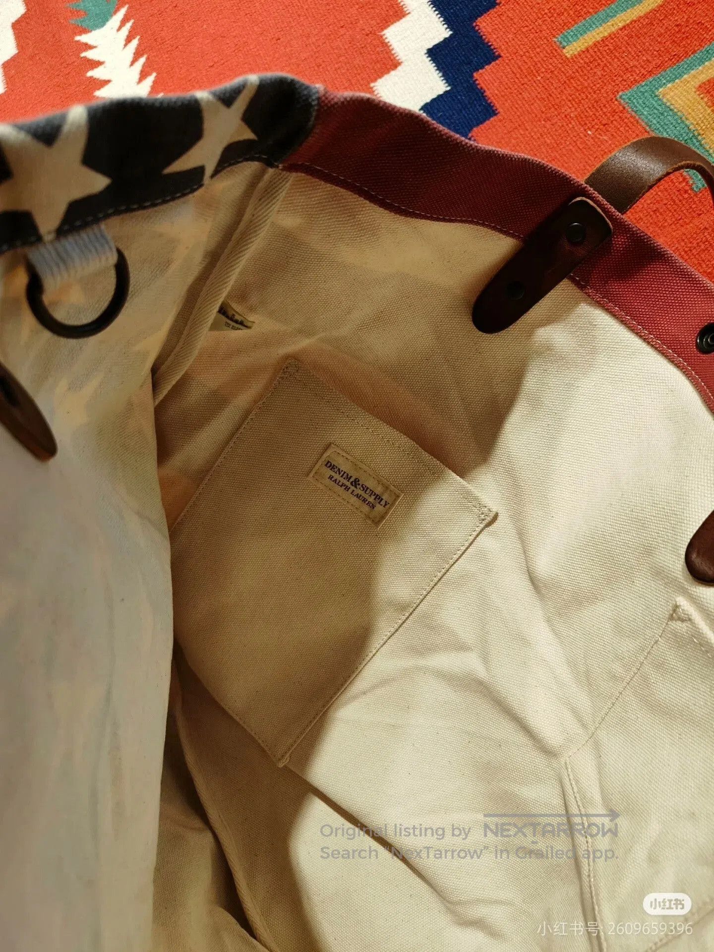 RRL Ralph Lauren Polo Ralph Lauren Denim Tote Bag. Size ONE SIZE - 4 Thumbnail