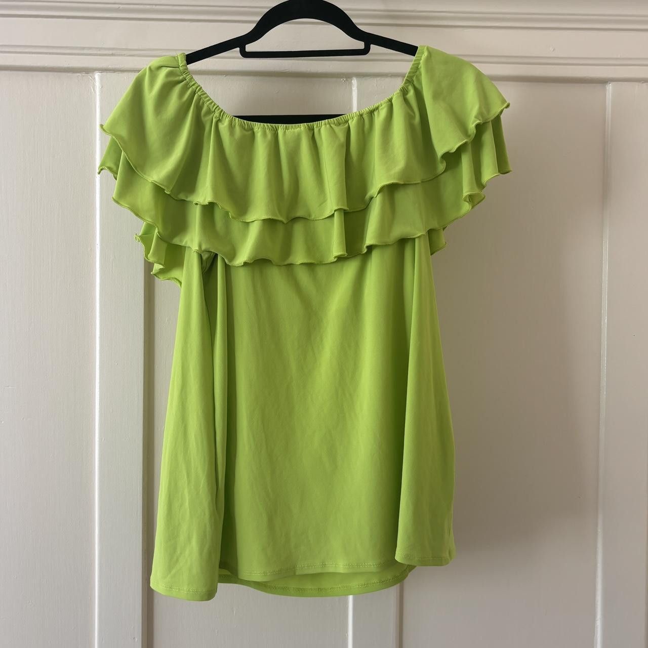 Attitudes by Renee Flirty Maximalist Coquette Sleeveless Ruffle Top Size S / US 4 / IT 40 - 4 Thumbnail