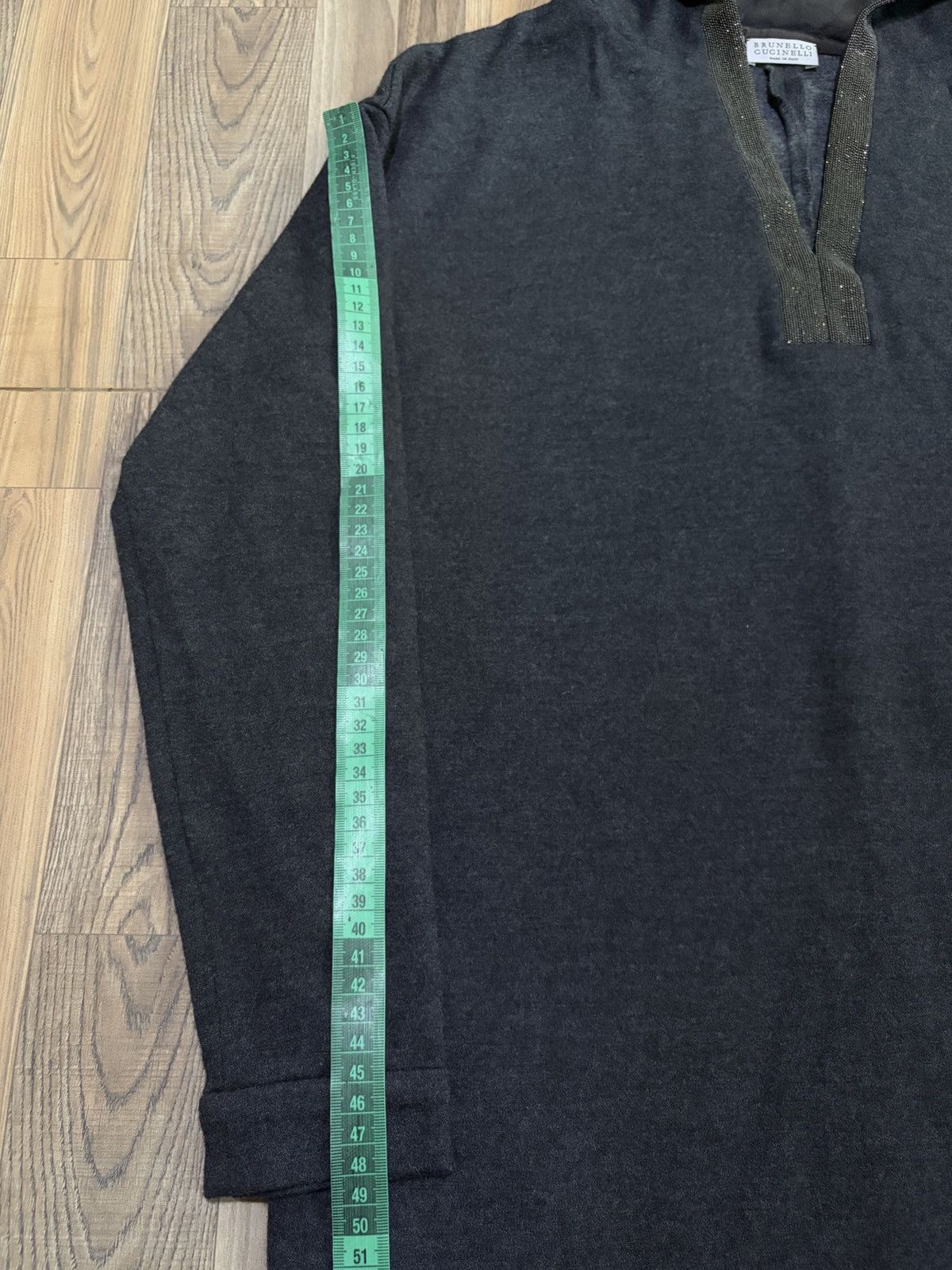 Brunello Cucinelli BRUNELLO CUCINELLI LONG HOODIE Size S / US 4 / IT 40 - 14 Thumbnail