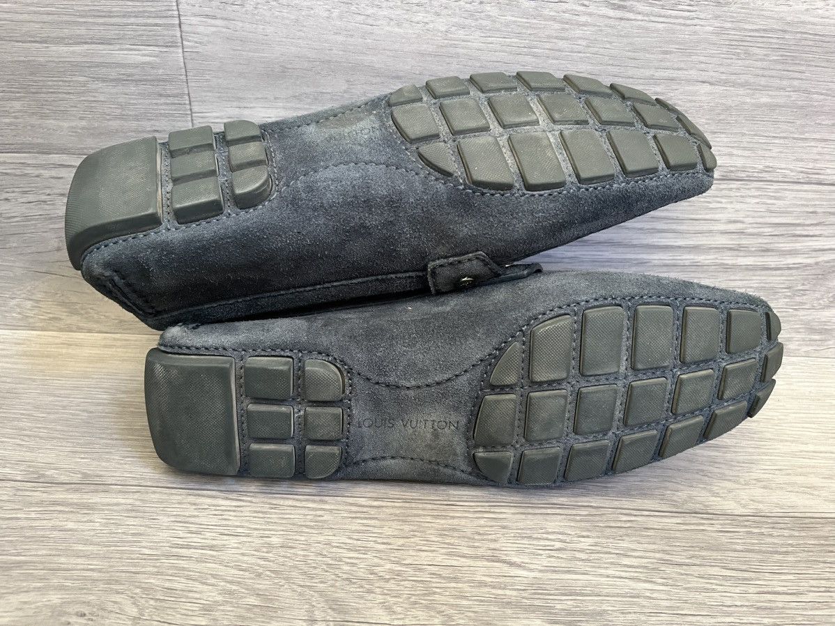 Louis Vuitton Louis Vuitton montcarlo blue suede loafers Size US 8 / EU 41 - 11 Thumbnail
