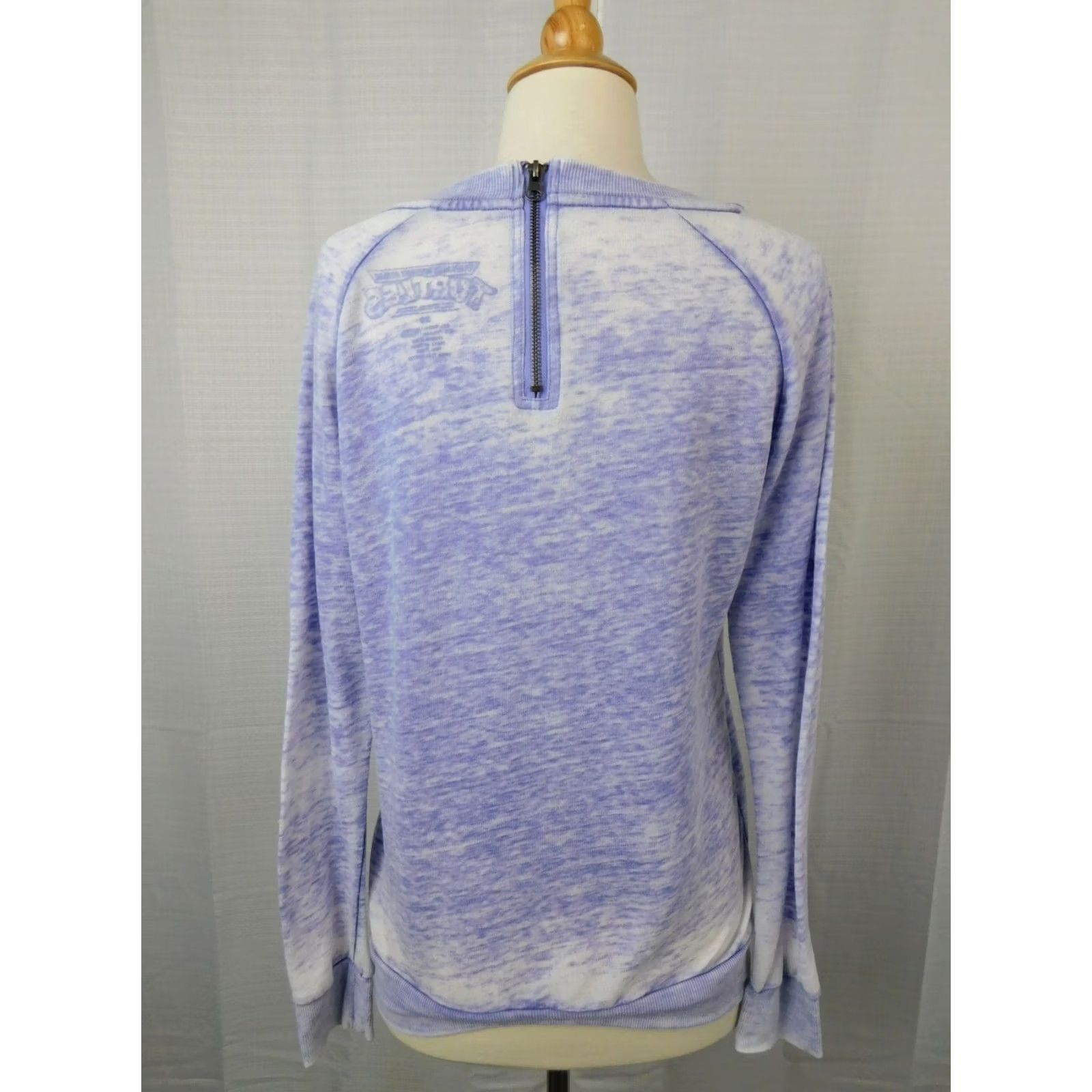 Vintage TMNT Sweatshirt Womens XS Purple TMNT 60% Cotton 40% Polyester Lavender Vintage-Look Crew Long Sleeve Sweatshirt - TMNT Theme Size XS / US 0-2 / IT 36-38 - 2 Thumbnail
