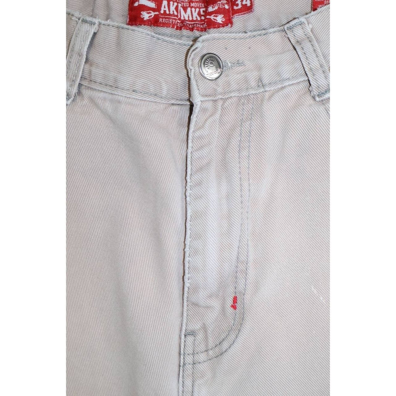 Vintage Vintage AKDMKS Baggy Denim Shorts Men’s 34 Brown Embroidered Size US 34 / EU 50 - 9 Thumbnail