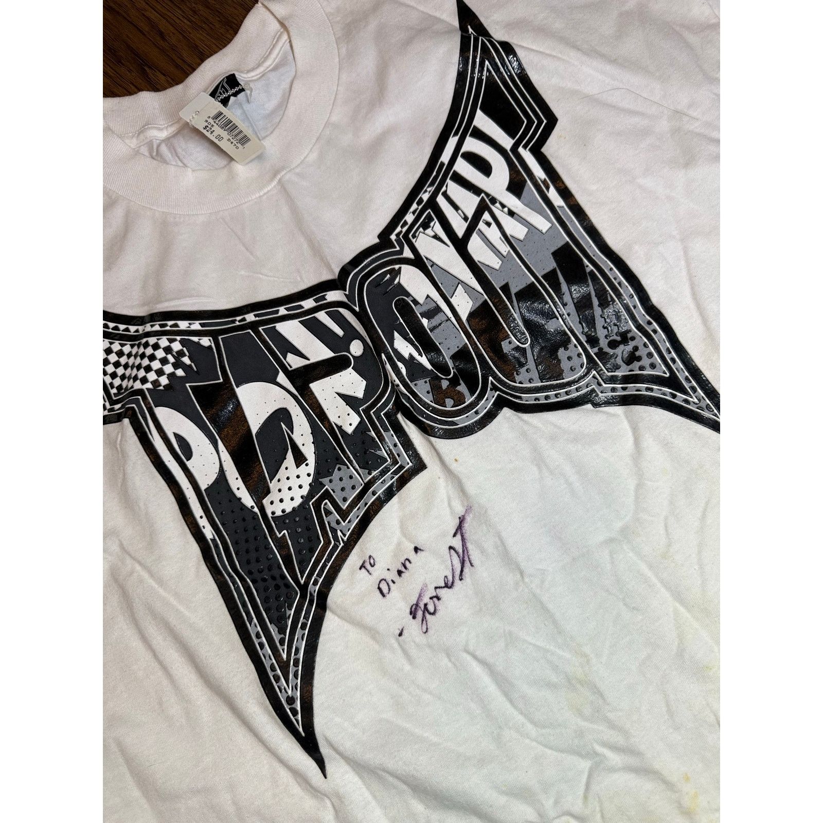 Tapout NWT Tapout Vintage Tshirt XL White Signed by Forest Griffin Size US XL / EU 56 / 4 - 2 Thumbnail
