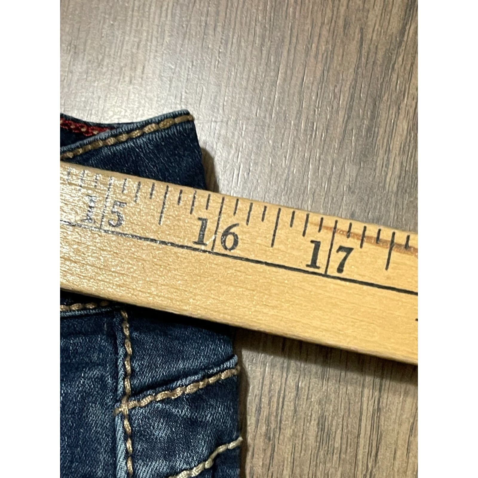 Vintage Royalty Shorts Women Denim Cut Off Pockets Size 12 Blue Size 34" / US 12 / IT 48 - 5 Thumbnail