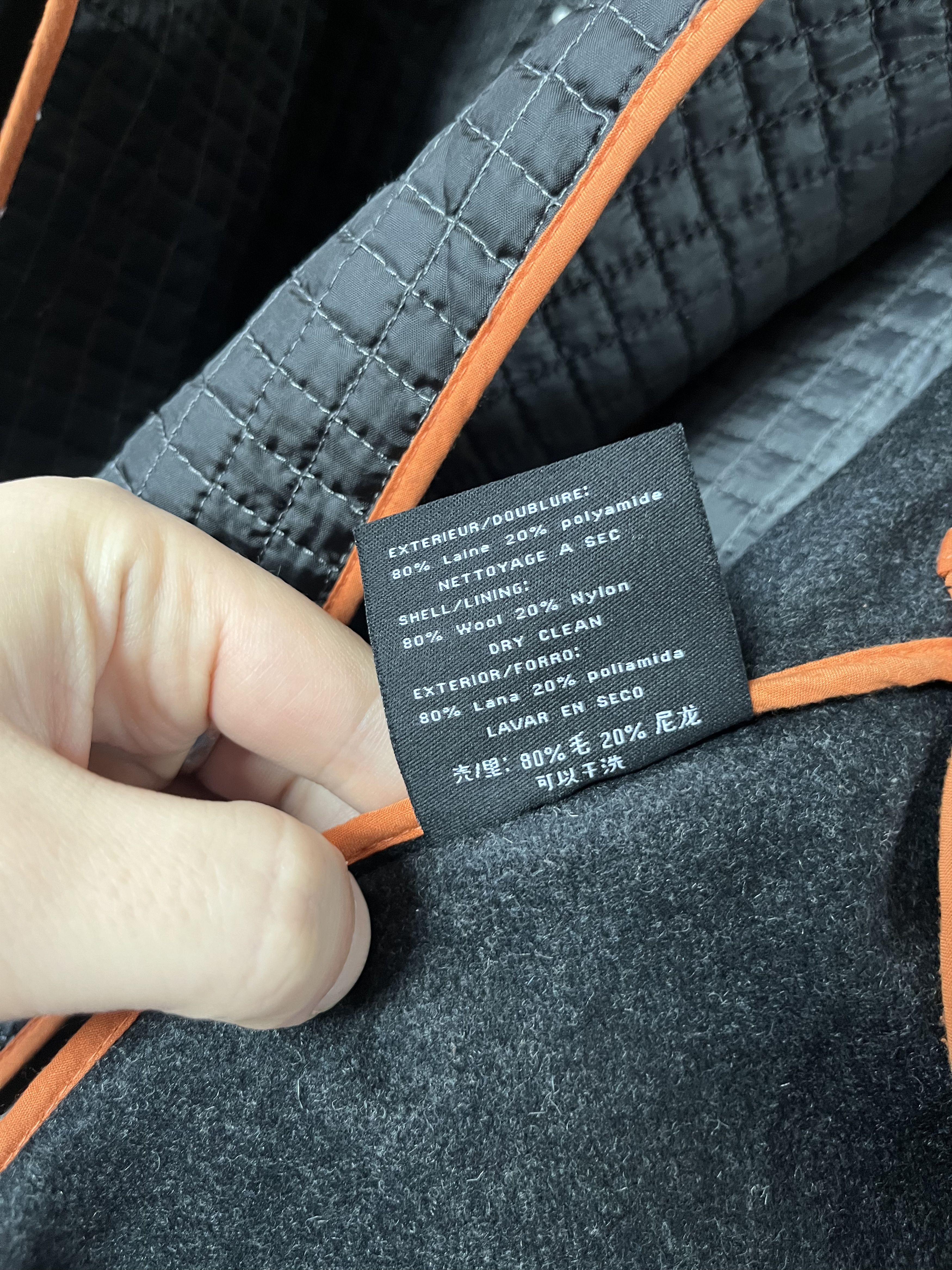 Cop Copine Cop Copine Vintage Wool Long Coat Zip Jacket Gray Lining Wit Size S / US 4 / IT 40 - 15 Thumbnail