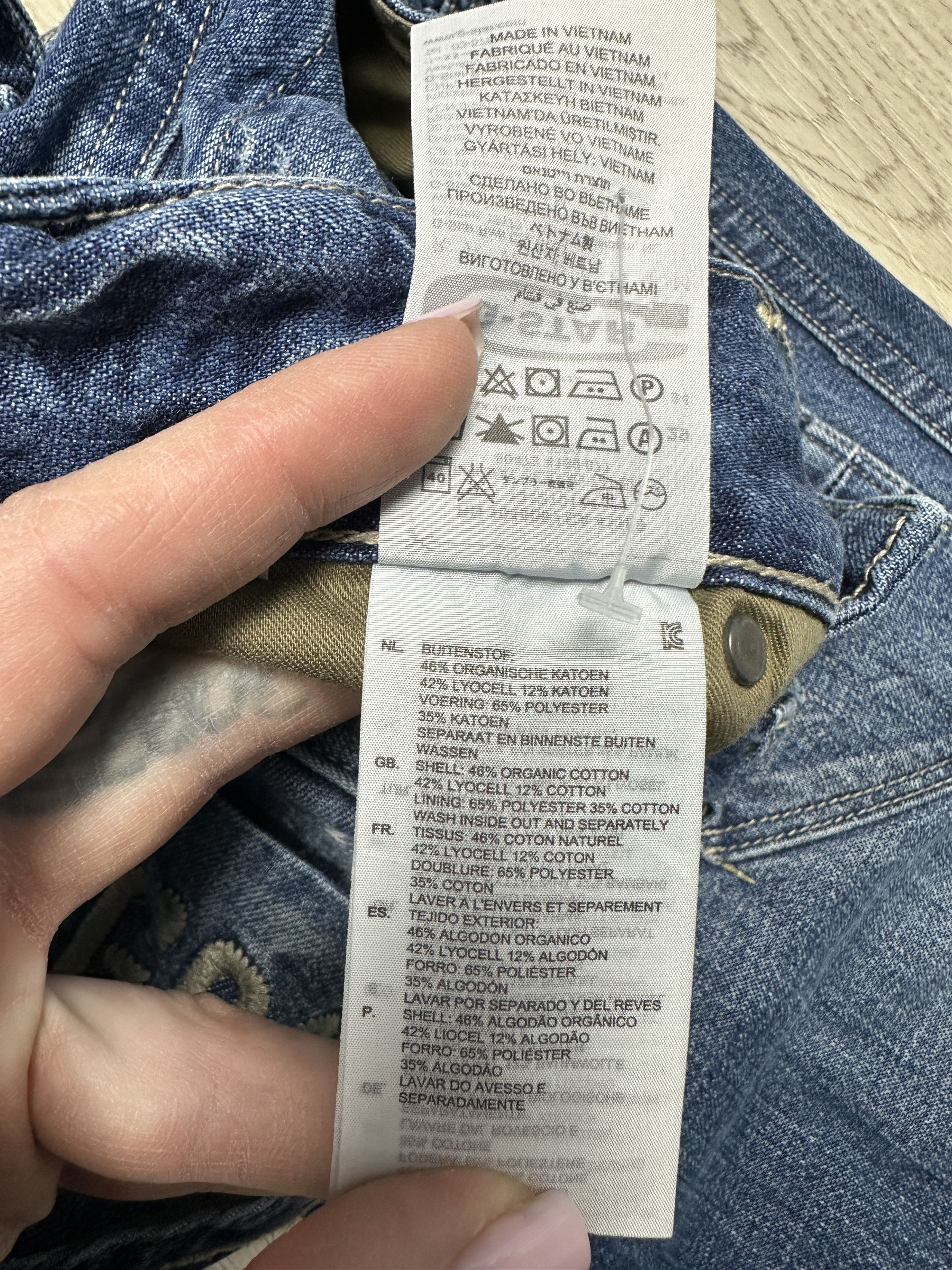 G-Star G Star Raw Mens General Tapered Denim Pants Double Knee Y2K Size US 29 - 4 Thumbnail