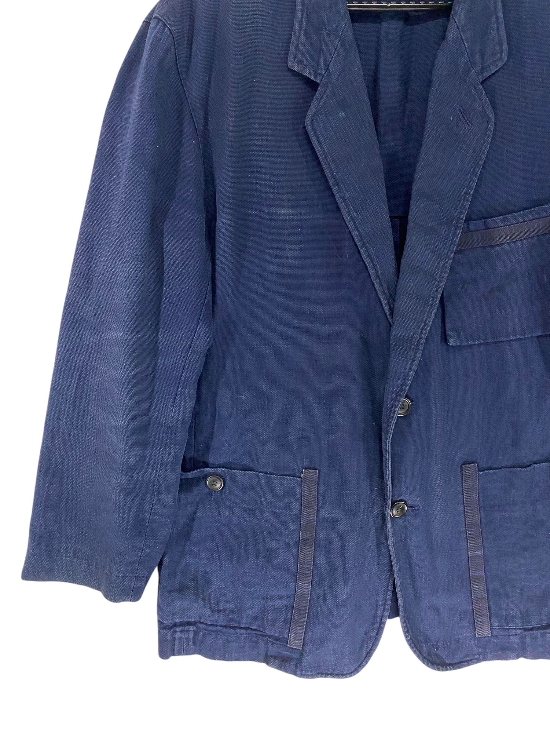 Designer × Issey Miyake Issey miyake natural indigo duck canvas work jacket Size US M / EU 48-50 / 2 - 5 Thumbnail