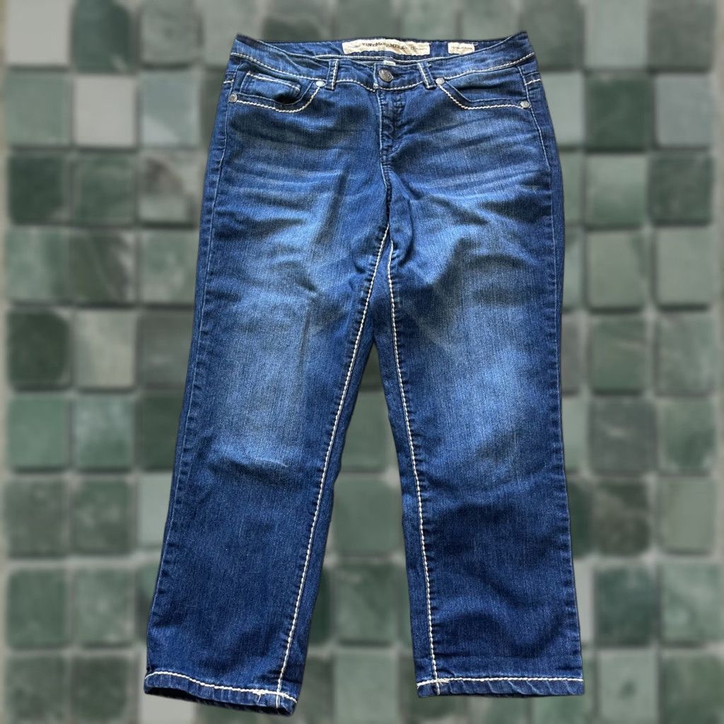 Nine West Nine West Women’s Jeans Blue Denim Size 8 / 28 Ankle Pants Regular Denim Women Blue 8 Summer"} Size 30" / US 8 / IT 44 - 1 Thumbnail