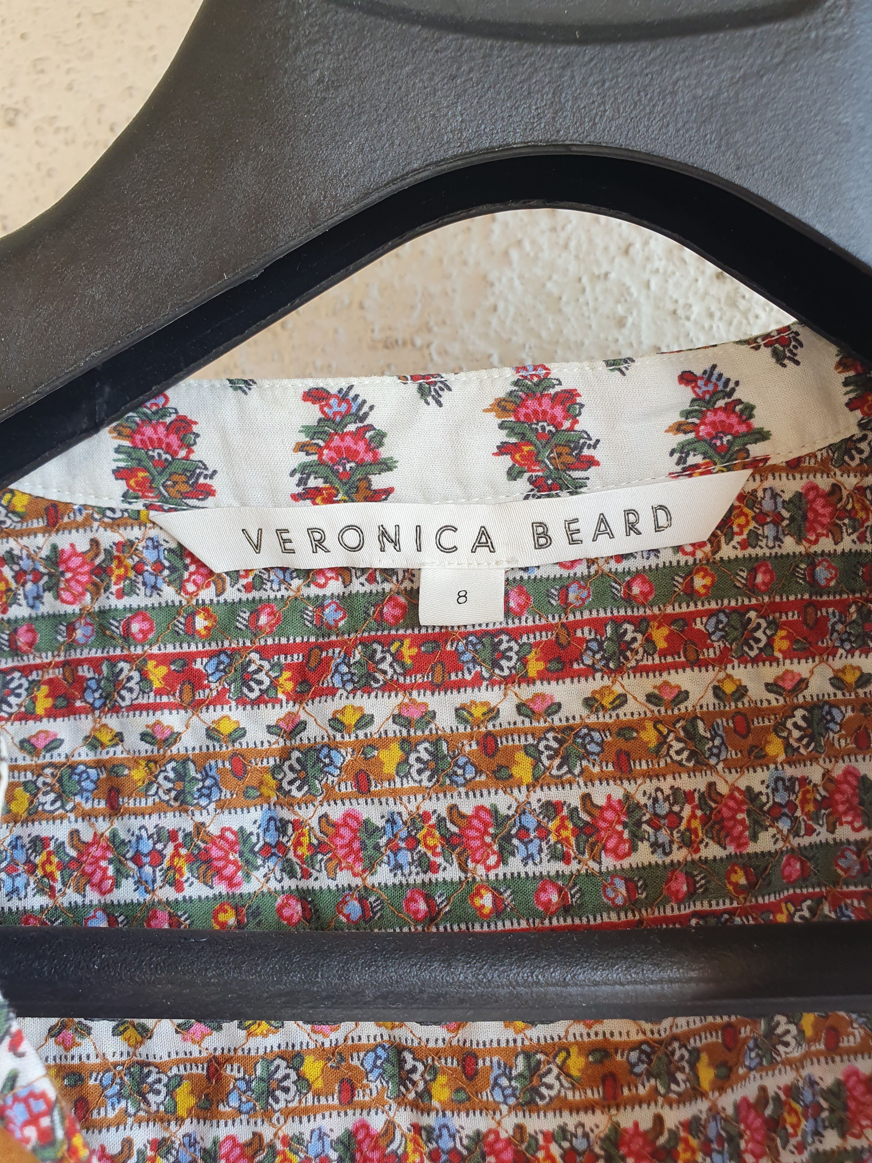 Veronica Beard Veronica Beard Alivia Floral Print Cotton Poplin Blouse Size M / US 6-8 / IT 42-44 - 3 Thumbnail
