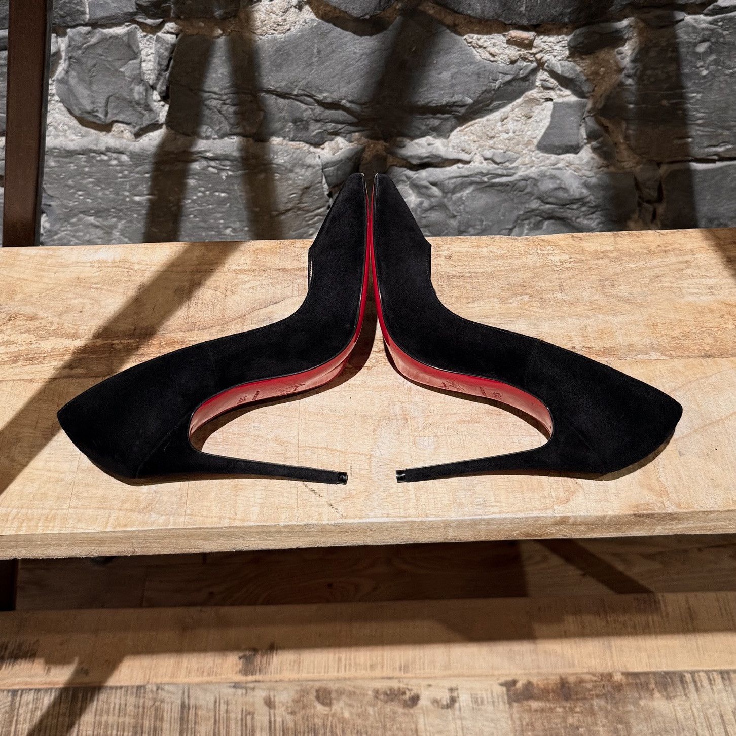 Christian Louboutin Christian Louboutin Black Suede So Kate 120 Pumps Size US 8.5 / IT 38.5 - 10 Thumbnail