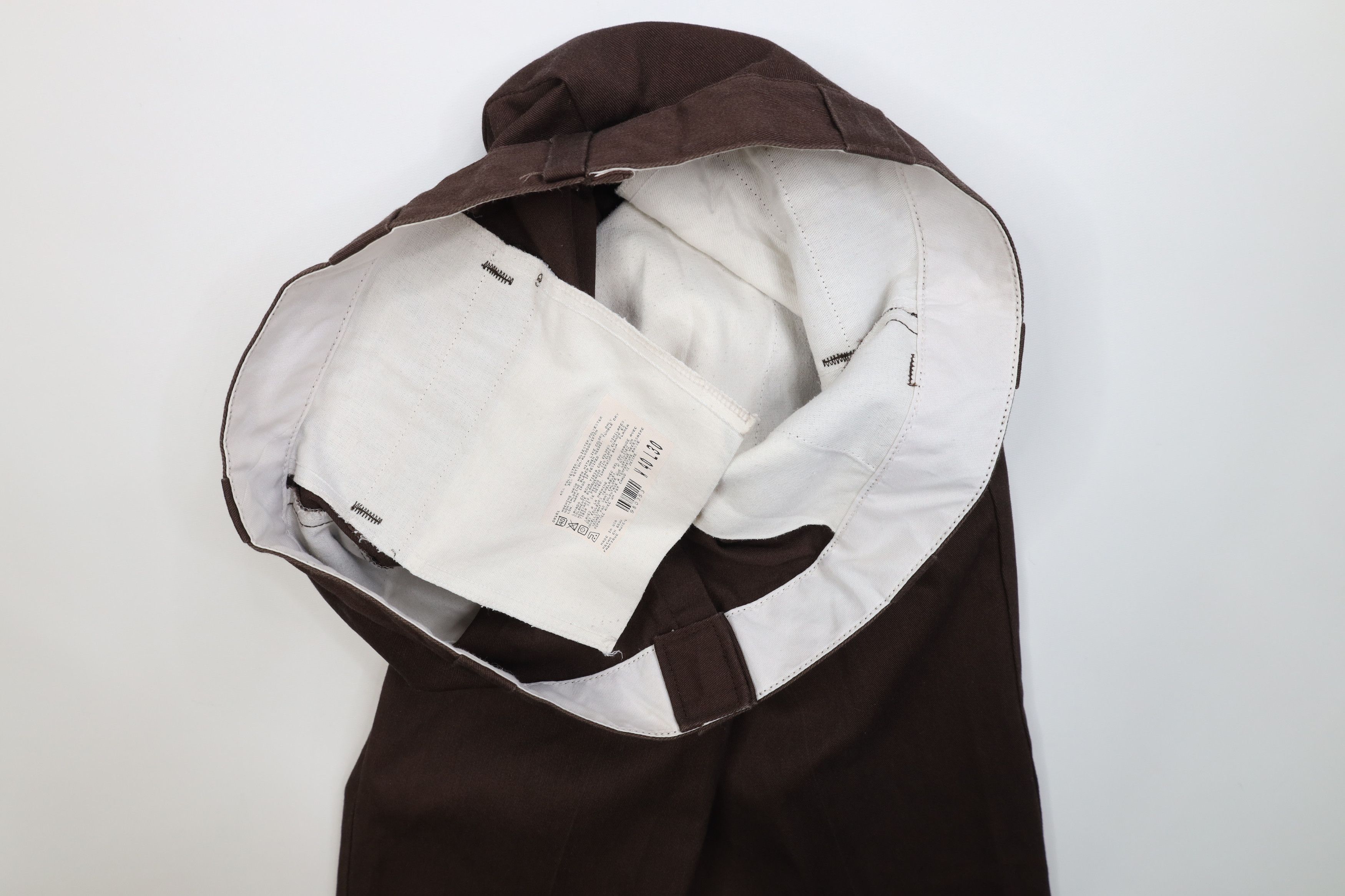 Dickies Vintage 90s Dickies Baggy Wide Leg Pants Brown Workwear Size US 38 / EU 54 - 10 Thumbnail