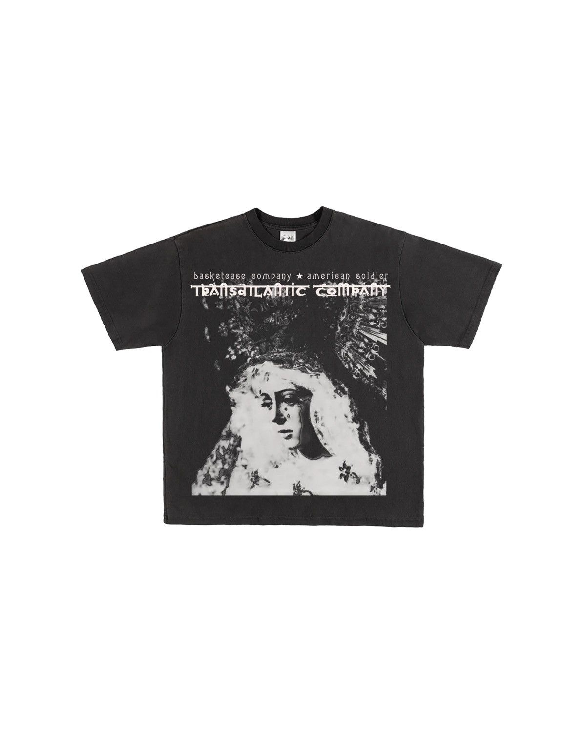 basketcase gallery Basketcase Gallery Ave Maria Heavyweight Tee Shirt Black Size US L / EU 52-54 / 3 - 1 Thumbnail