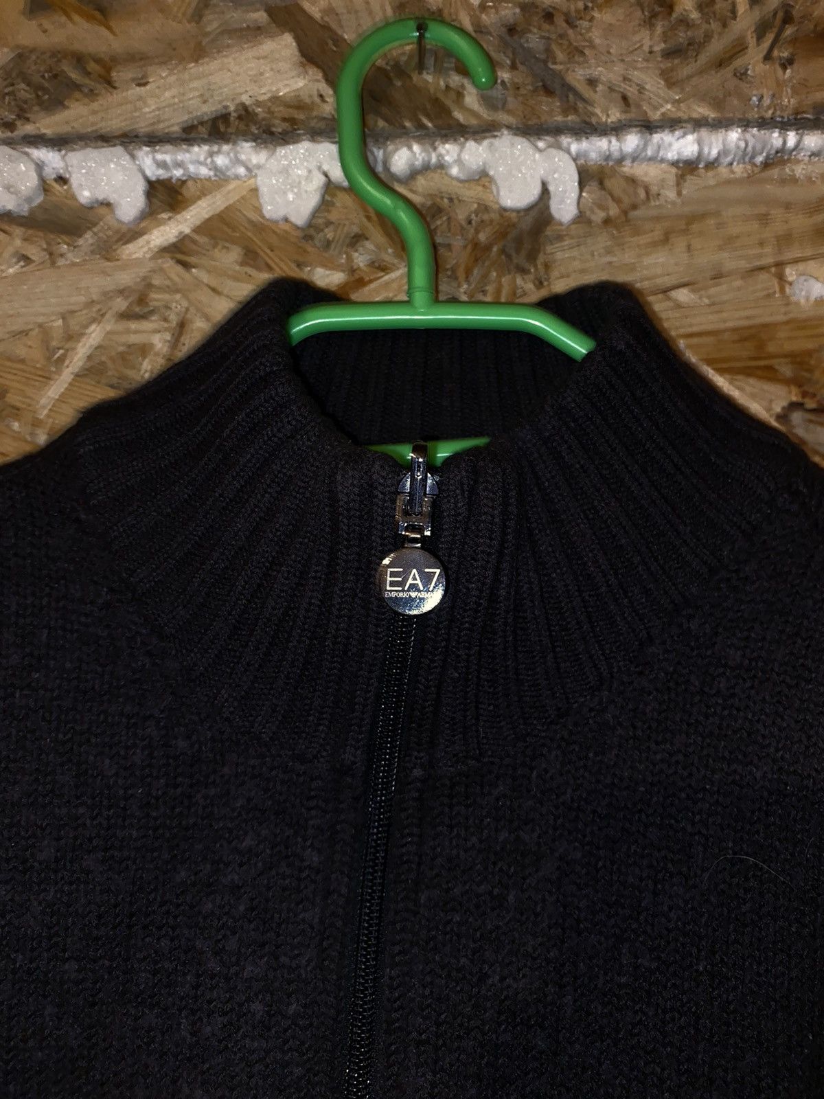 Armani × Emporio Armani Armani High-Neck Zip Bomber Jacket Coat Big logo EA7 Size US M / EU 48-50 / 2 - 5 Thumbnail