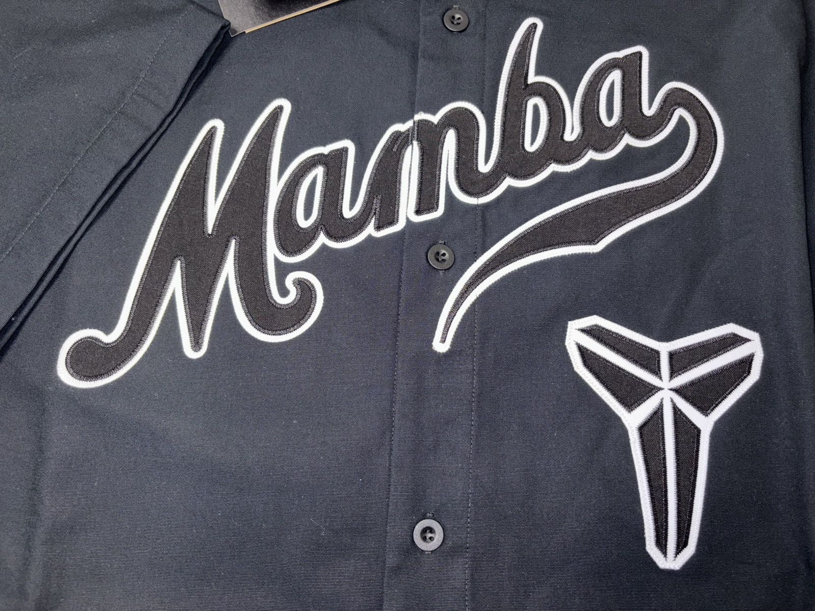 Nike Nike Kobe Bryant Mamba Baseball Jersey Black XL IB0007-010 Size US XL / EU 56 / 4 - 11 Thumbnail