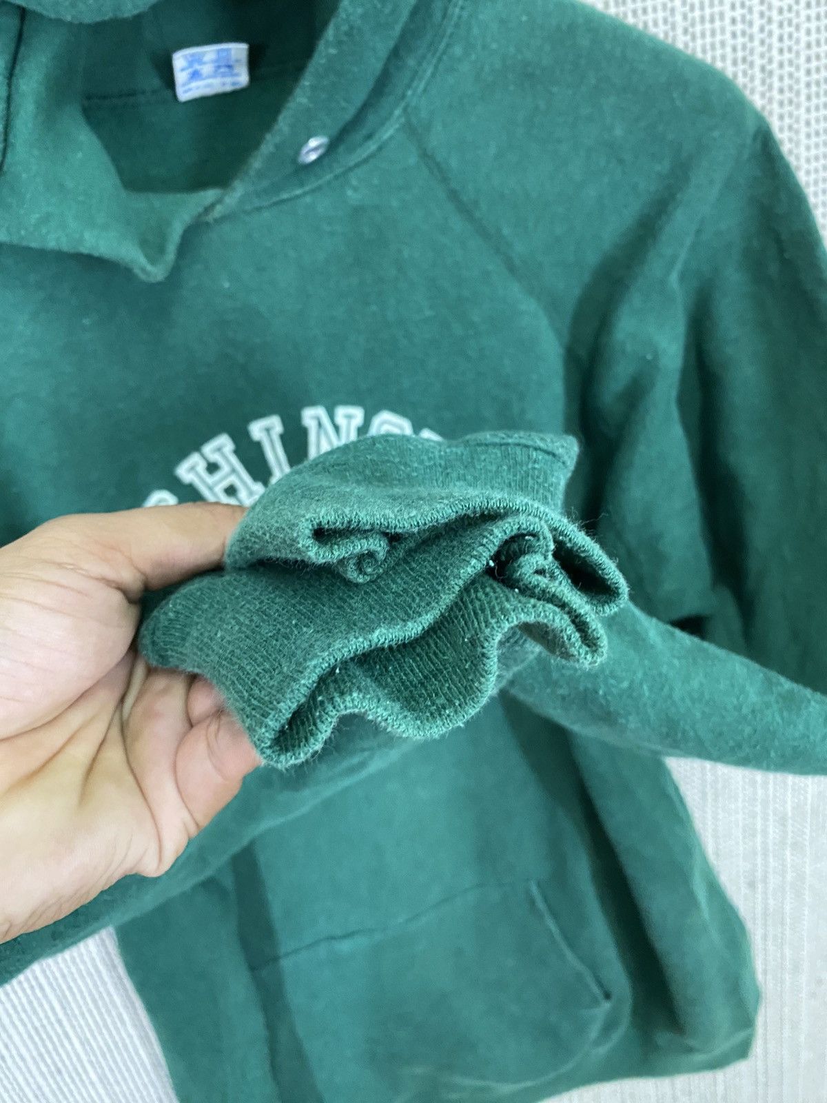 Champion 💥GRAILS💥VTG 80s CHAMPION WASHINGTON UNIVERSITY HOODIE Size US L / EU 52-54 / 3 - 6 Thumbnail