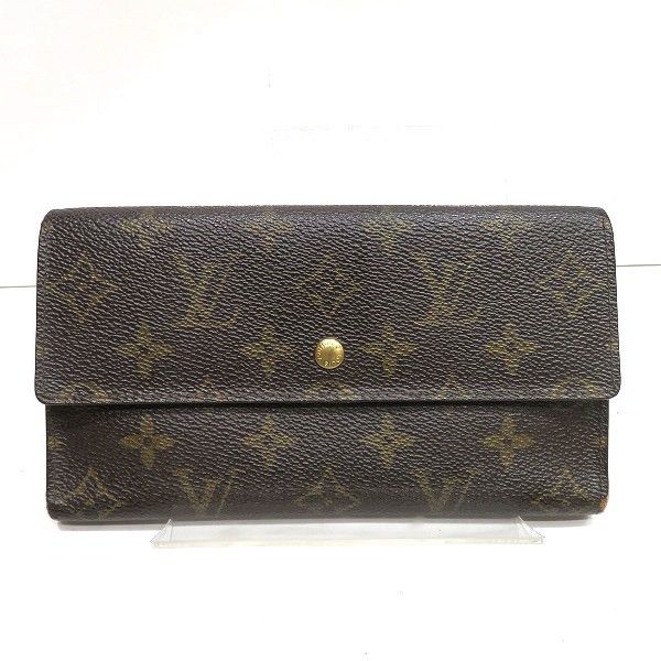 Louis Vuitton Louis Vuitton Louis Vuitton Monogram Wallet M61217 Canvas Long Wallet M61217 in Fair Condition Size ONE SIZE - 1 Thumbnail