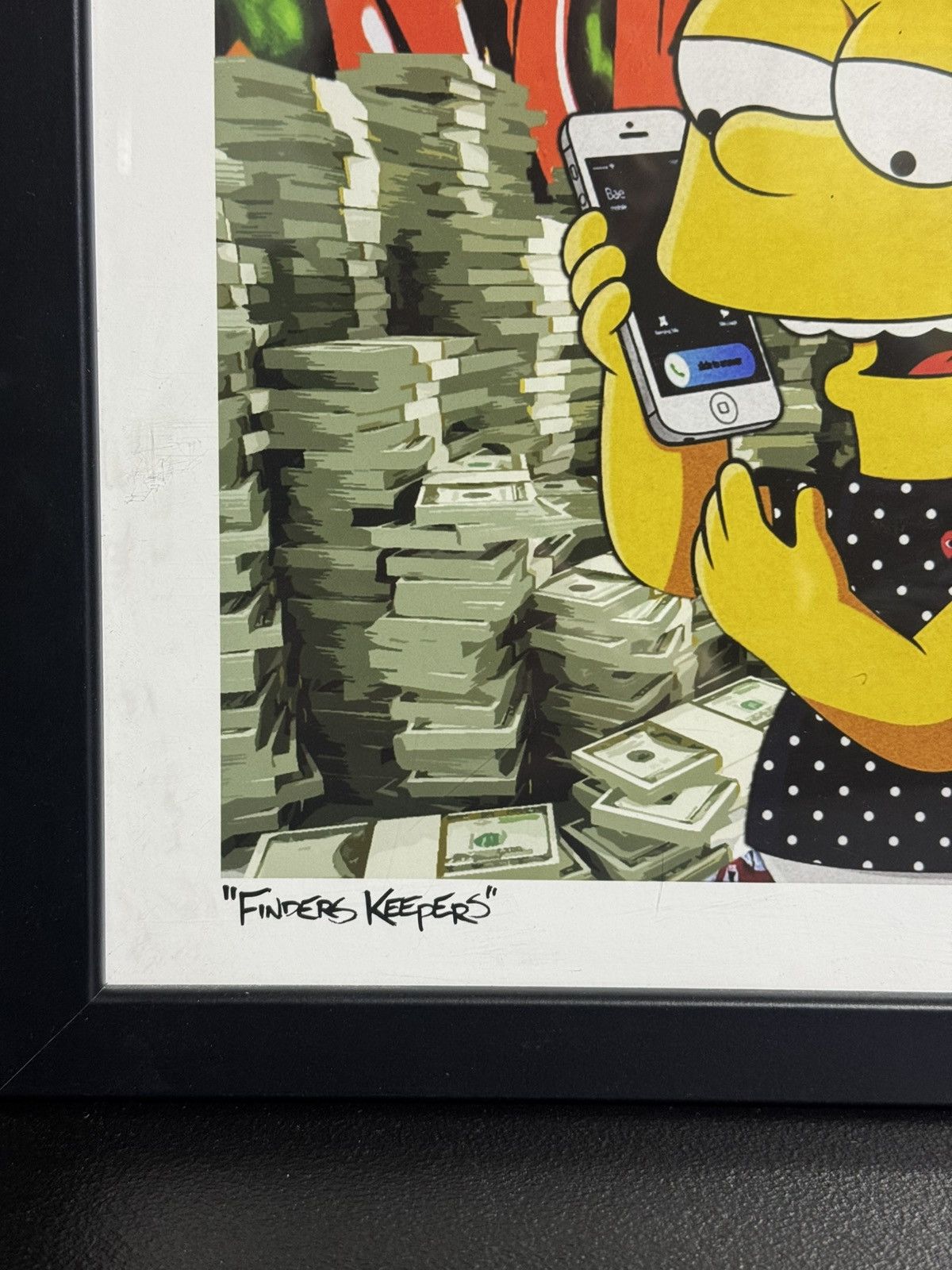 Other Art Work By Adam “Finders Keepers” #110/250 Framed Print Size ONE SIZE - 2 Thumbnail