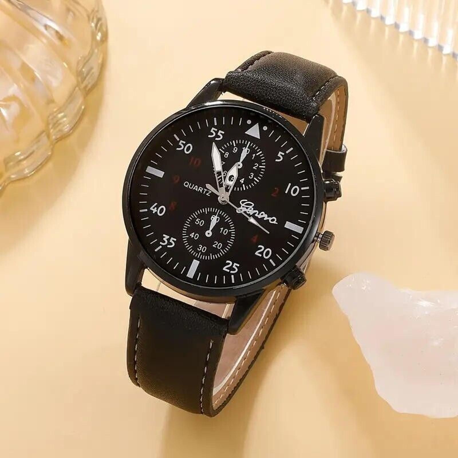 Other 5pc Elegant Quartz Watch Tree of Life & Leather Bracelet Set Size ONE SIZE - 5 Thumbnail