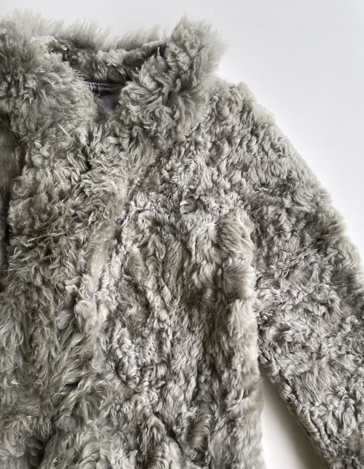 Vintage Vintage Real fur Lambskin Jacket Size S / US 4 / IT 40 - 8 Thumbnail