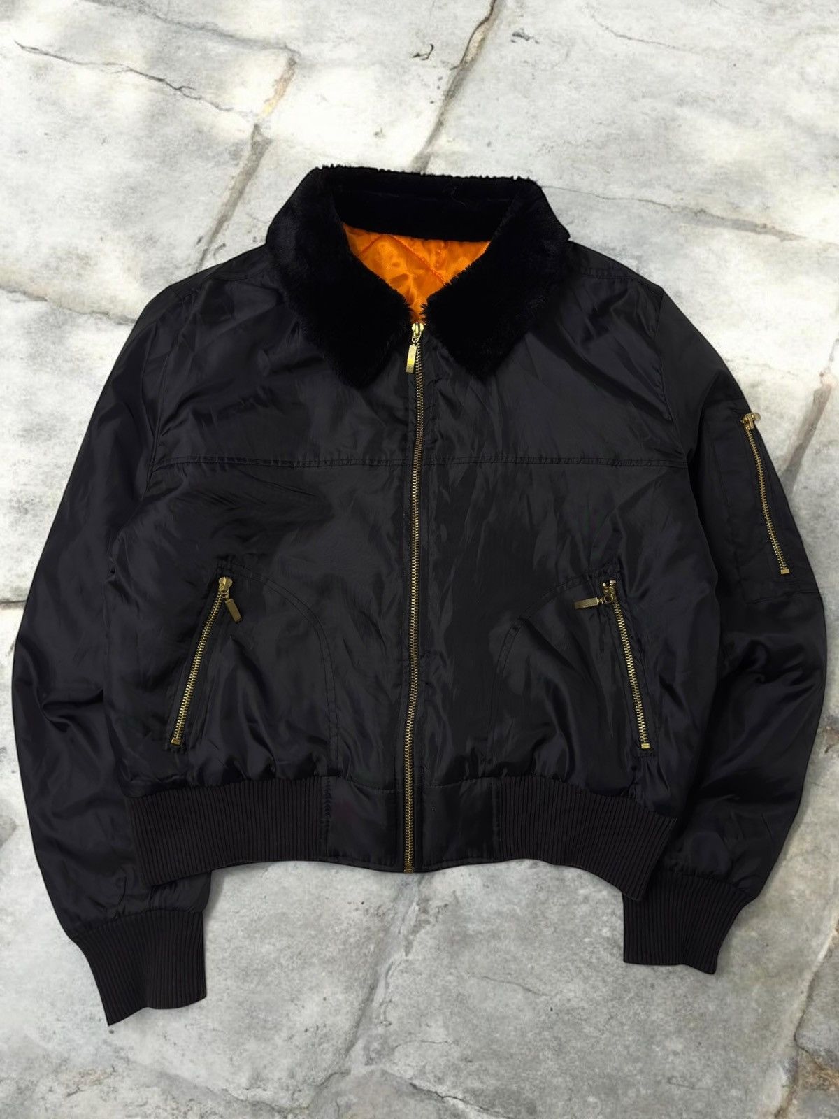 Vintage Vintage avant garde boxy bomber jacket swag y2k if6was9 00s Size M / US 6-8 / IT 42-44 - 1 Thumbnail
