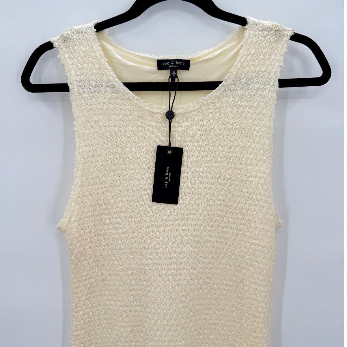 Rag & Bone NWT Rag & Bone Carine Crochet Cream/Ivory Tank Maxi Dress Size M / US 6-8 / IT 42-44 - 2 Thumbnail