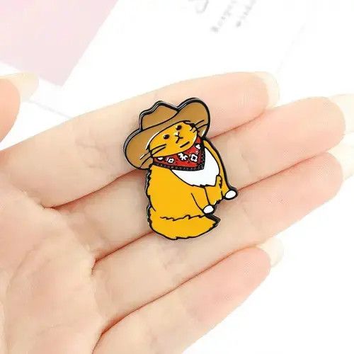 Other Cute Cowboy Cat Pin/Brooches Size ONE SIZE - 2 Thumbnail