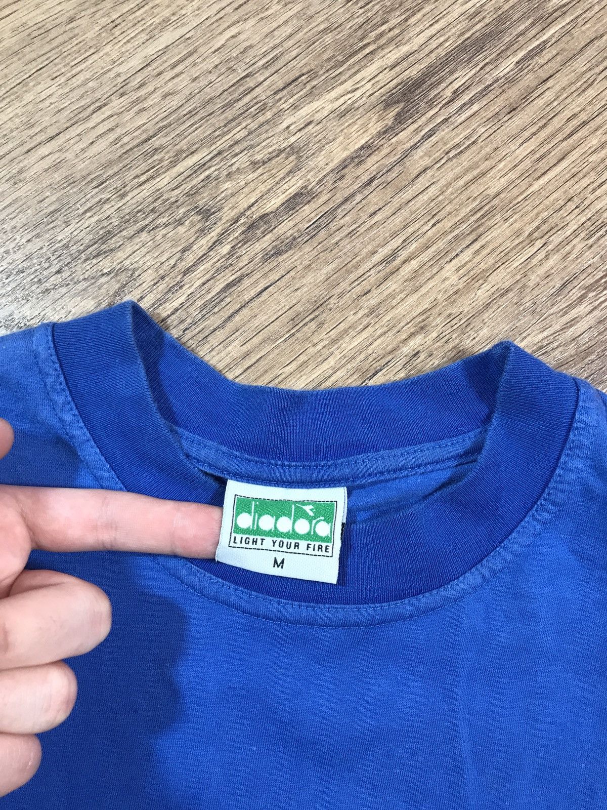 Diadora × Vintage Vintage Diadora T Shirt 90s-80s Size US M / EU 48-50 / 2 - 4 Thumbnail
