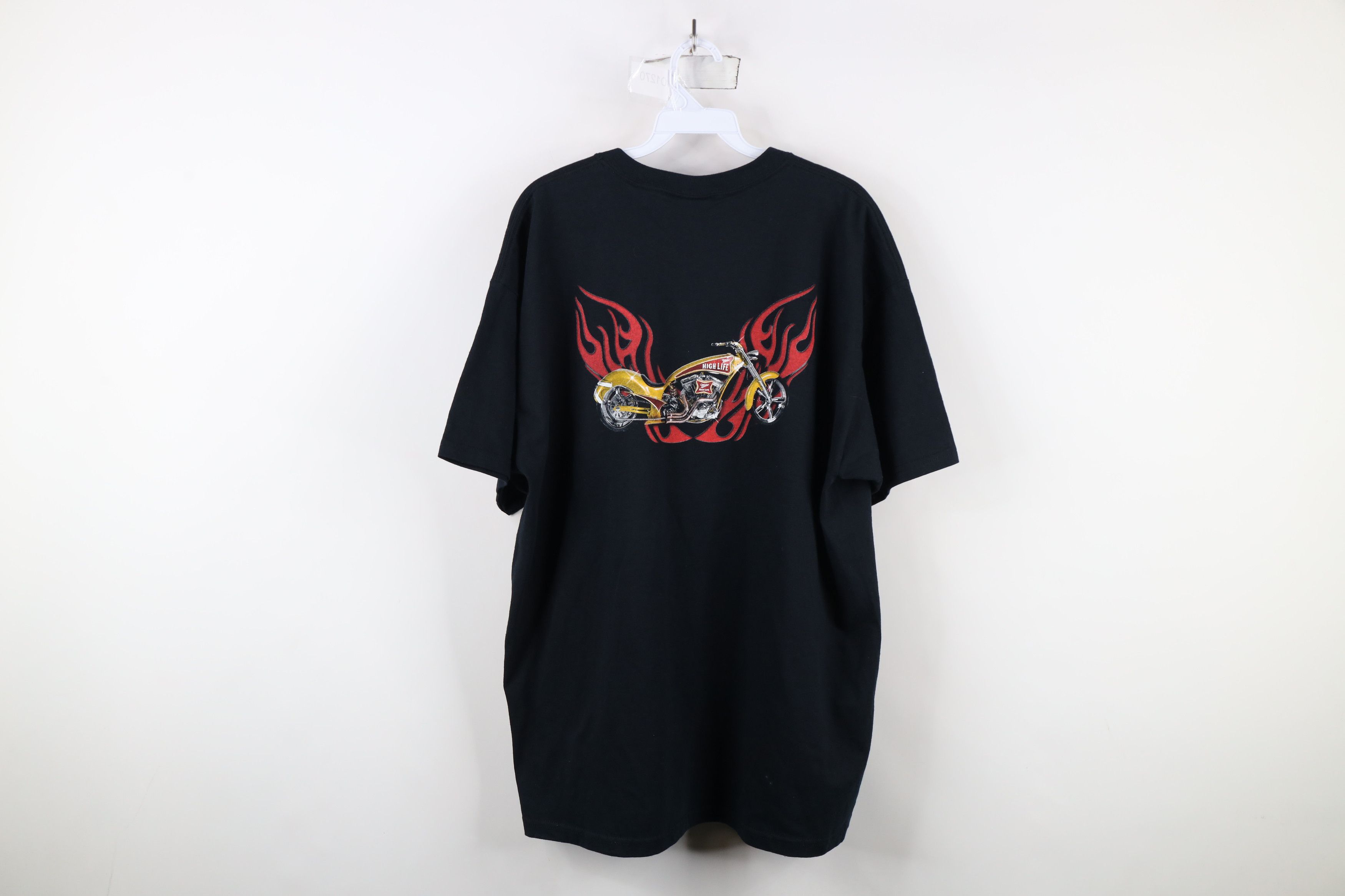 Vintage Vintage Lite Beer Motorcycle Milwaukee Pride T-Shirt Black Size US XL / EU 56 / 4 - 11 Thumbnail
