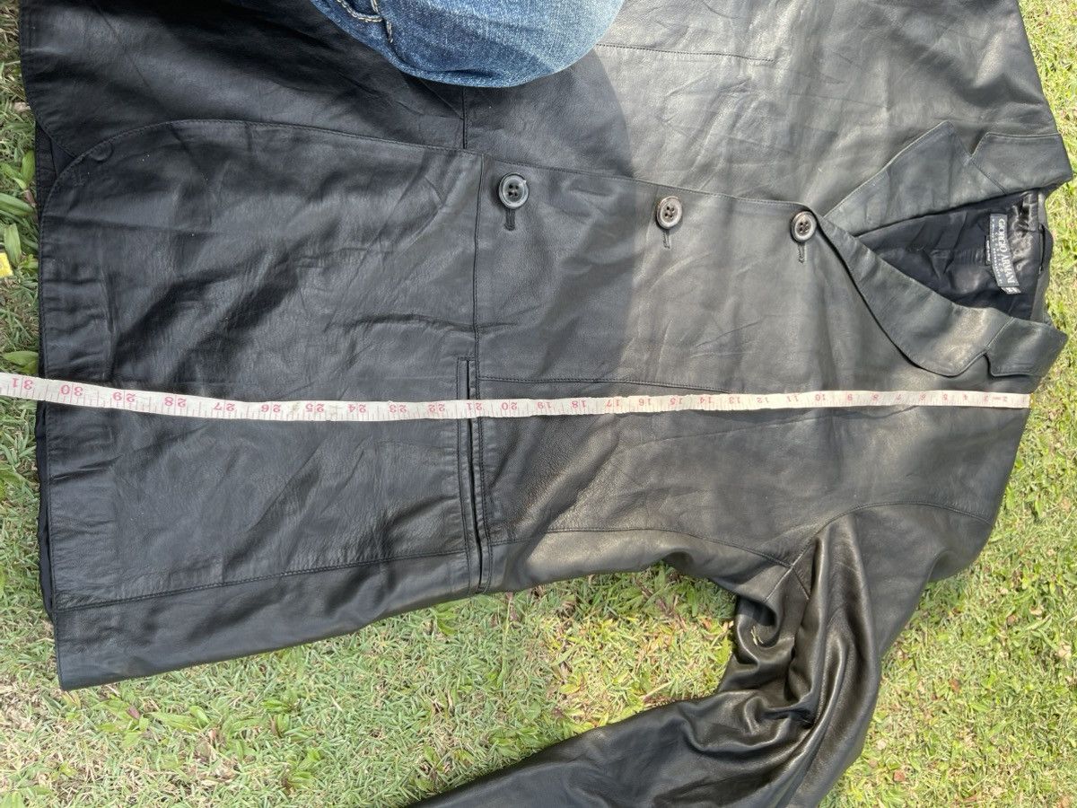 Giorgio Armani Vintage Giorgio Armani Leather Jacket Size US L / EU 52-54 / 3 - 13 Thumbnail