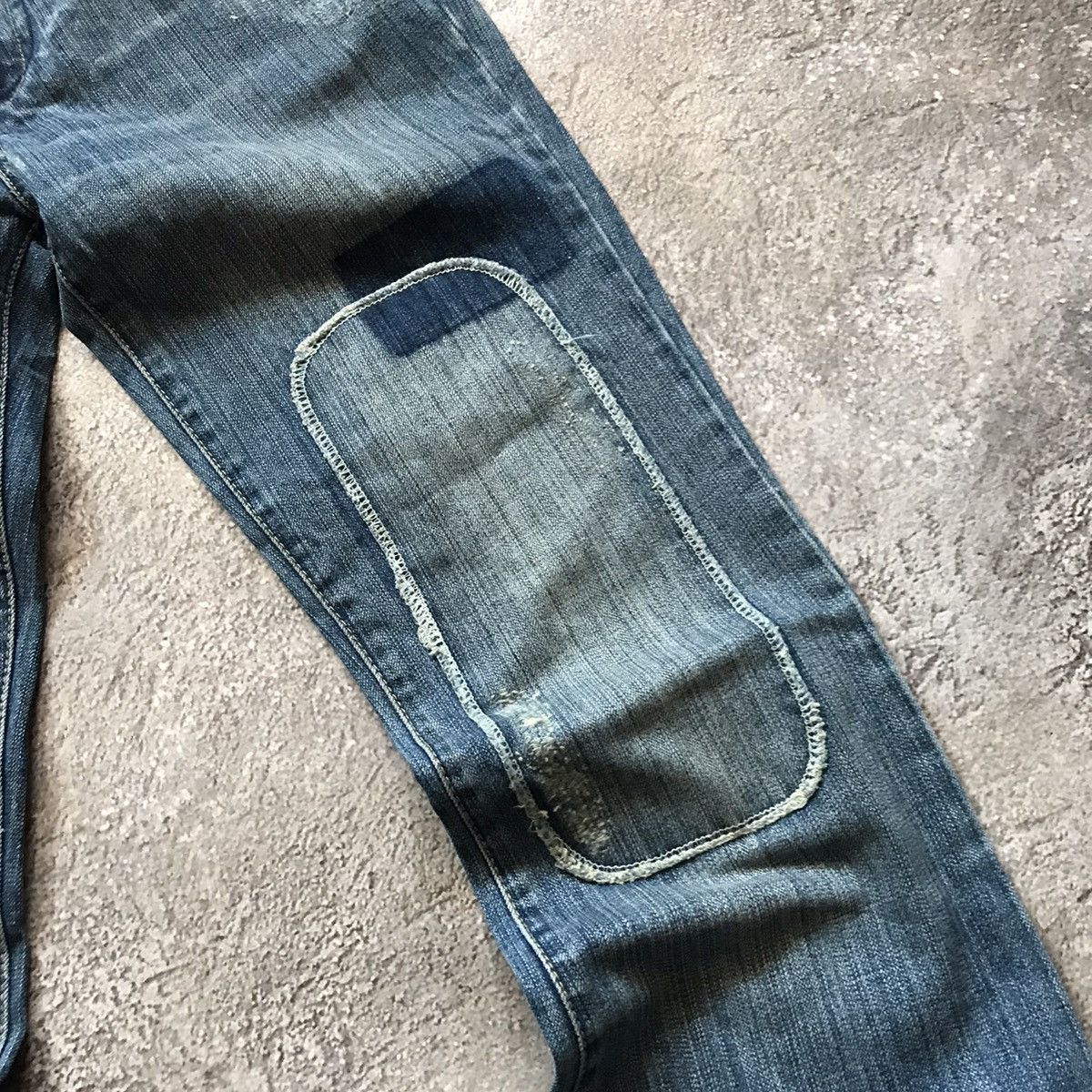 Armani Exchange vintage armani japan jeans distressed low rise flared 90s Size US 28 / EU 44 - 4 Thumbnail