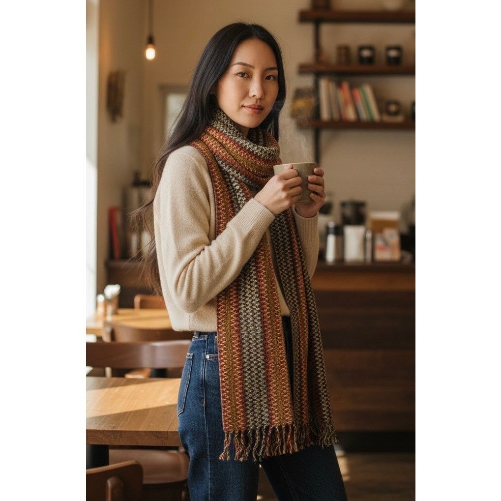 Missoni Missoni Sciarpe Knit Chevron Fringe Scarf $390 Size ONE SIZE - 1 Thumbnail
