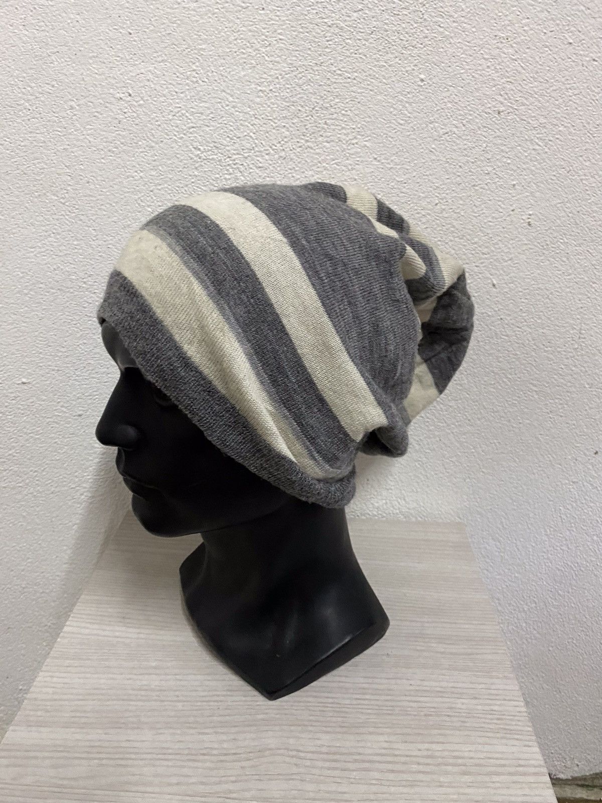 Japanese Brand × Uniqlo Japanese Brand Uniqlo Stripe Design Beanie Hat Size ONE SIZE - 3 Thumbnail