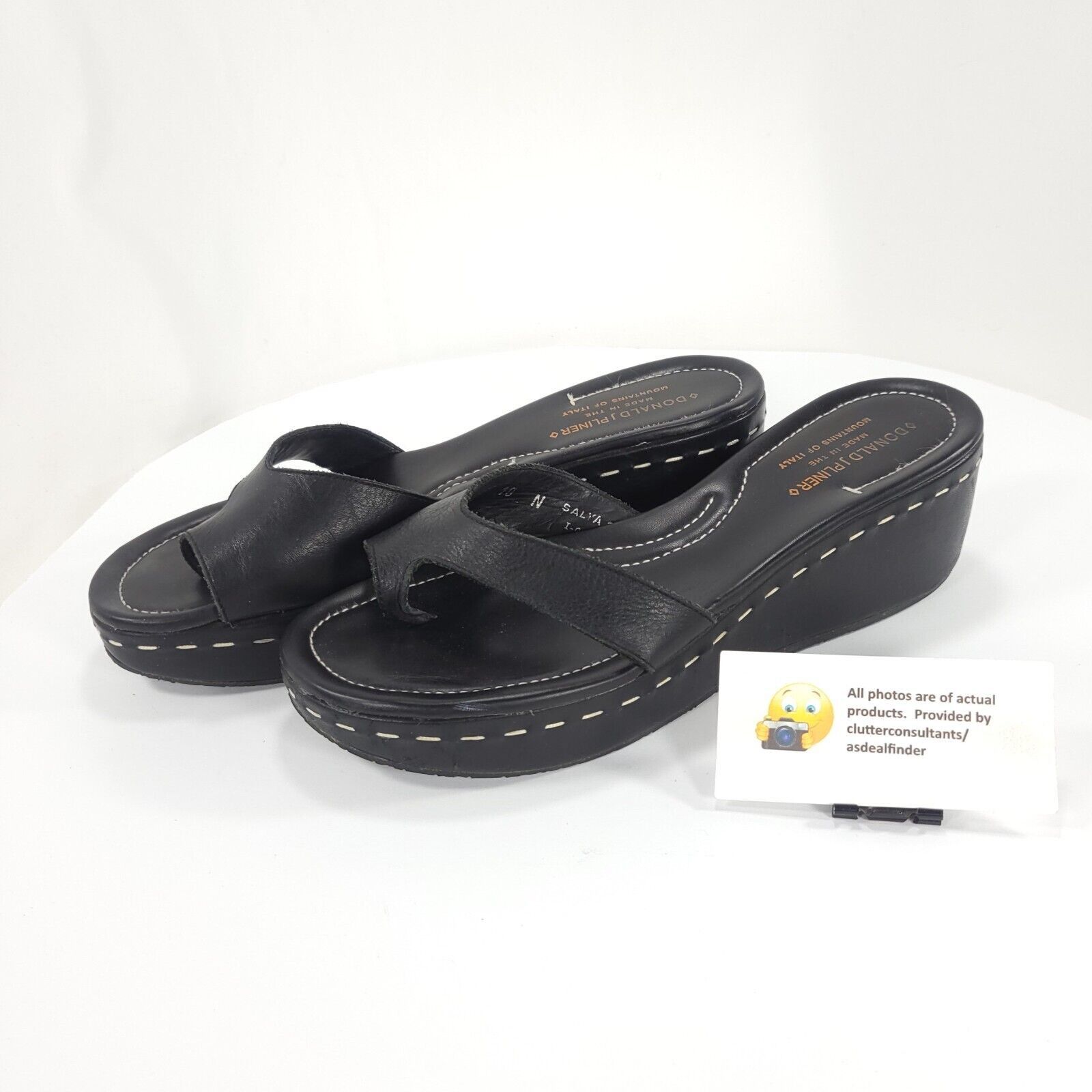 Donald pliner black fashion sandals