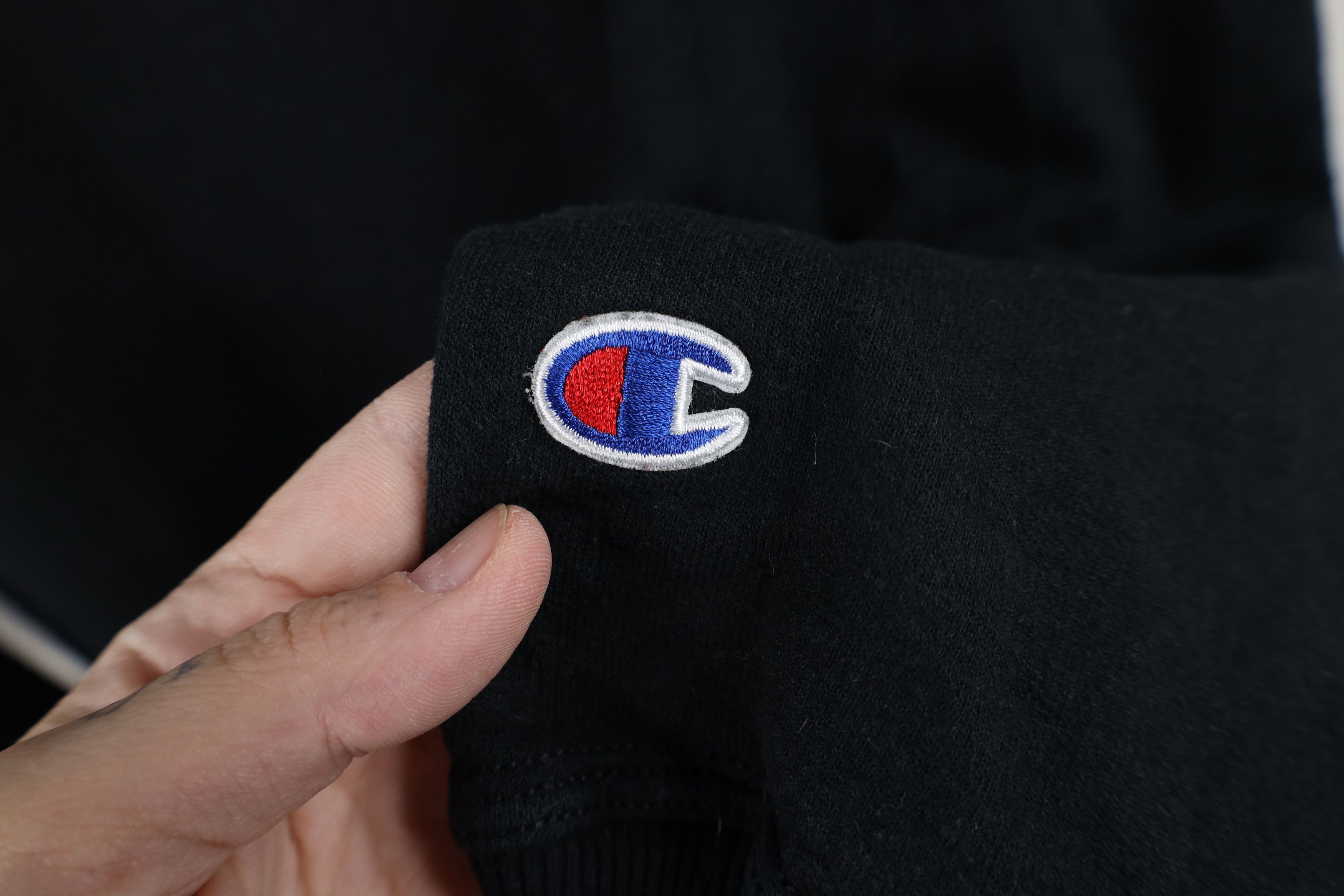 Champion Vintage Champion Monochrome Crewneck Sweatshirt Black Size US L / EU 52-54 / 3 - 4 Thumbnail
