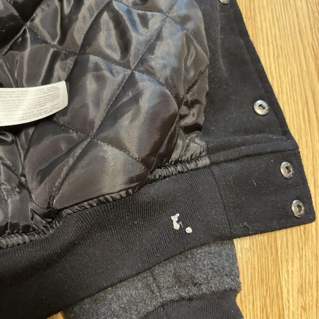 NFL NFL Raiders Varsity Jacket Black Grey Vintage Starter Style Size US XS / EU 42 / 0 - 5 Thumbnail