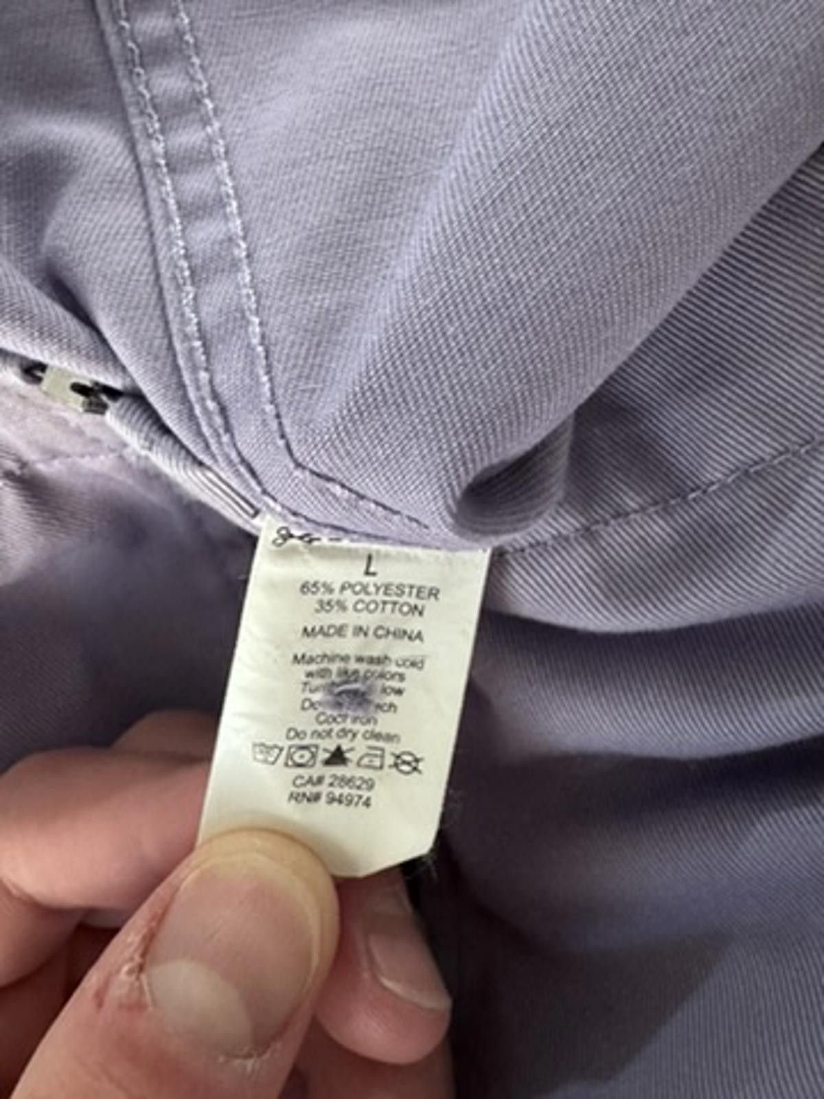 Stussy Stussy Men's Light Purple Zip-Up Jacket Size Large Size US L / EU 52-54 / 3 - 5 Thumbnail
